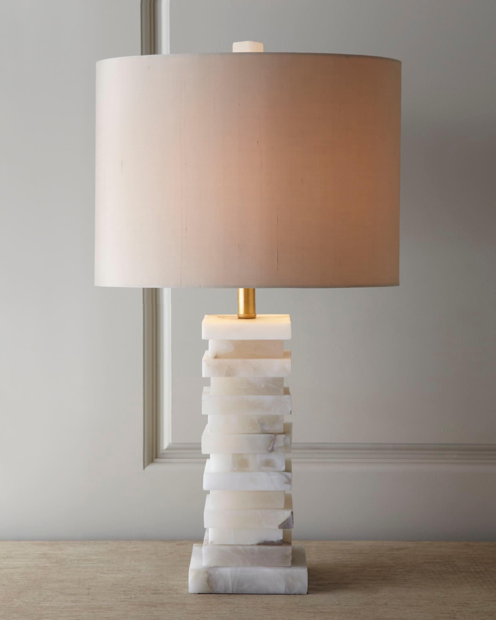 Covynen Alabaster Table Lamp - Blowlighting