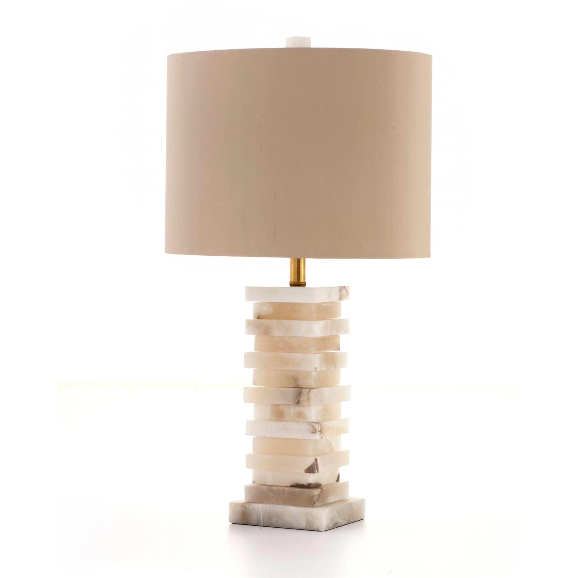 Covynen Alabaster Table Lamp - Blowlighting