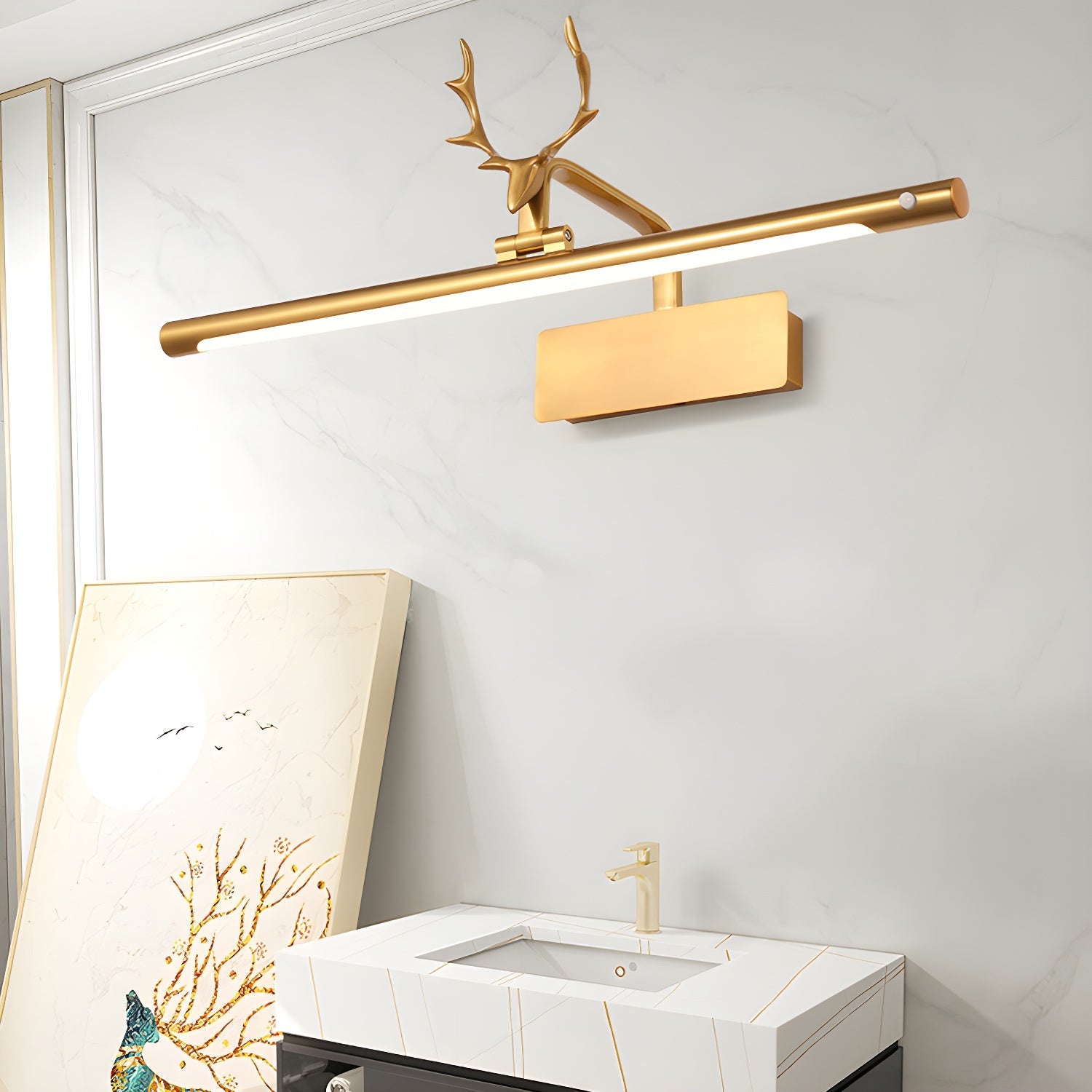Stag Horn Wall Light - Blowlighting