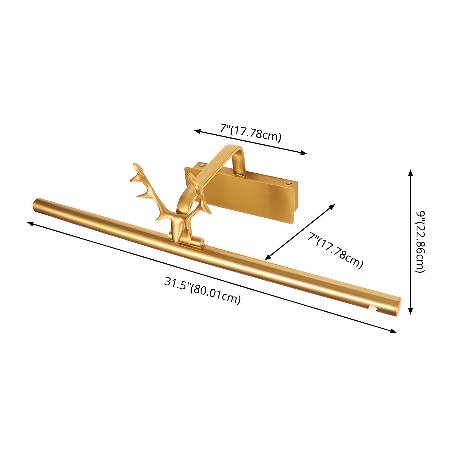 Stag Horn Wall Light - Blowlighting
