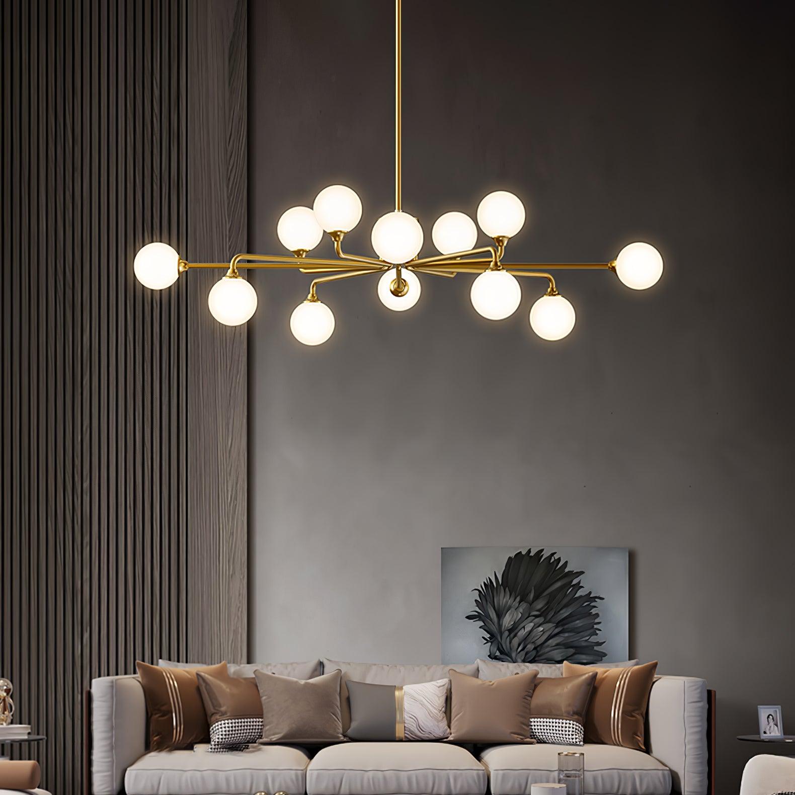 Galaxy Modern Glass Chandelier - Blowlighting