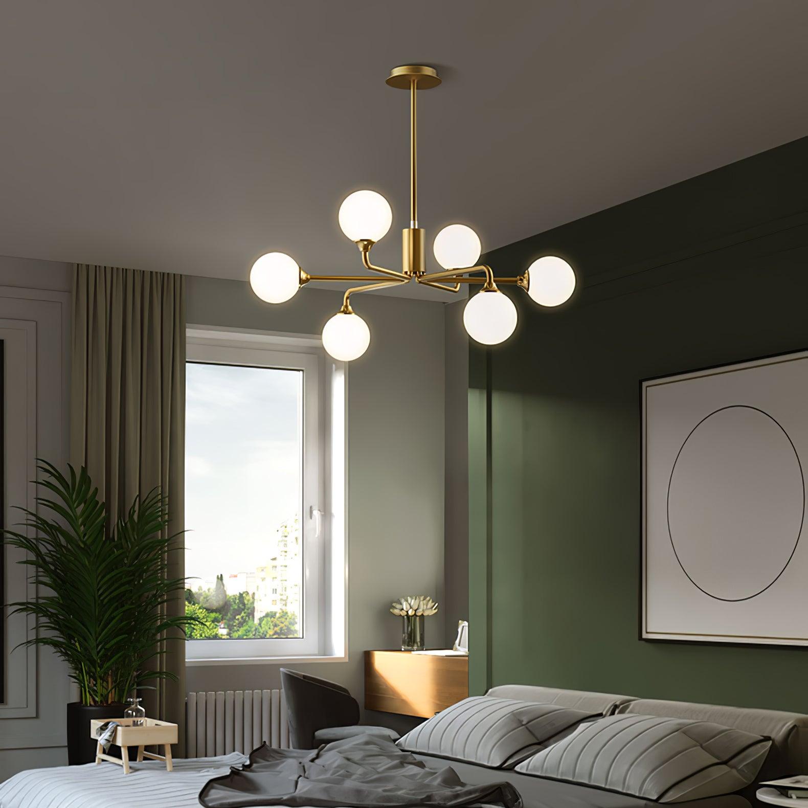 Galaxy Modern Glass Chandelier - Blowlighting