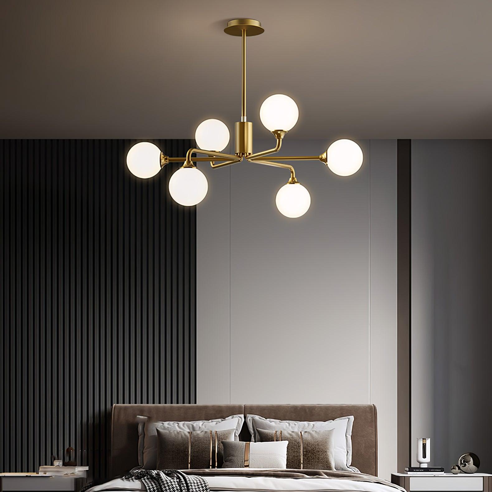 Galaxy Modern Glass Chandelier - Blowlighting