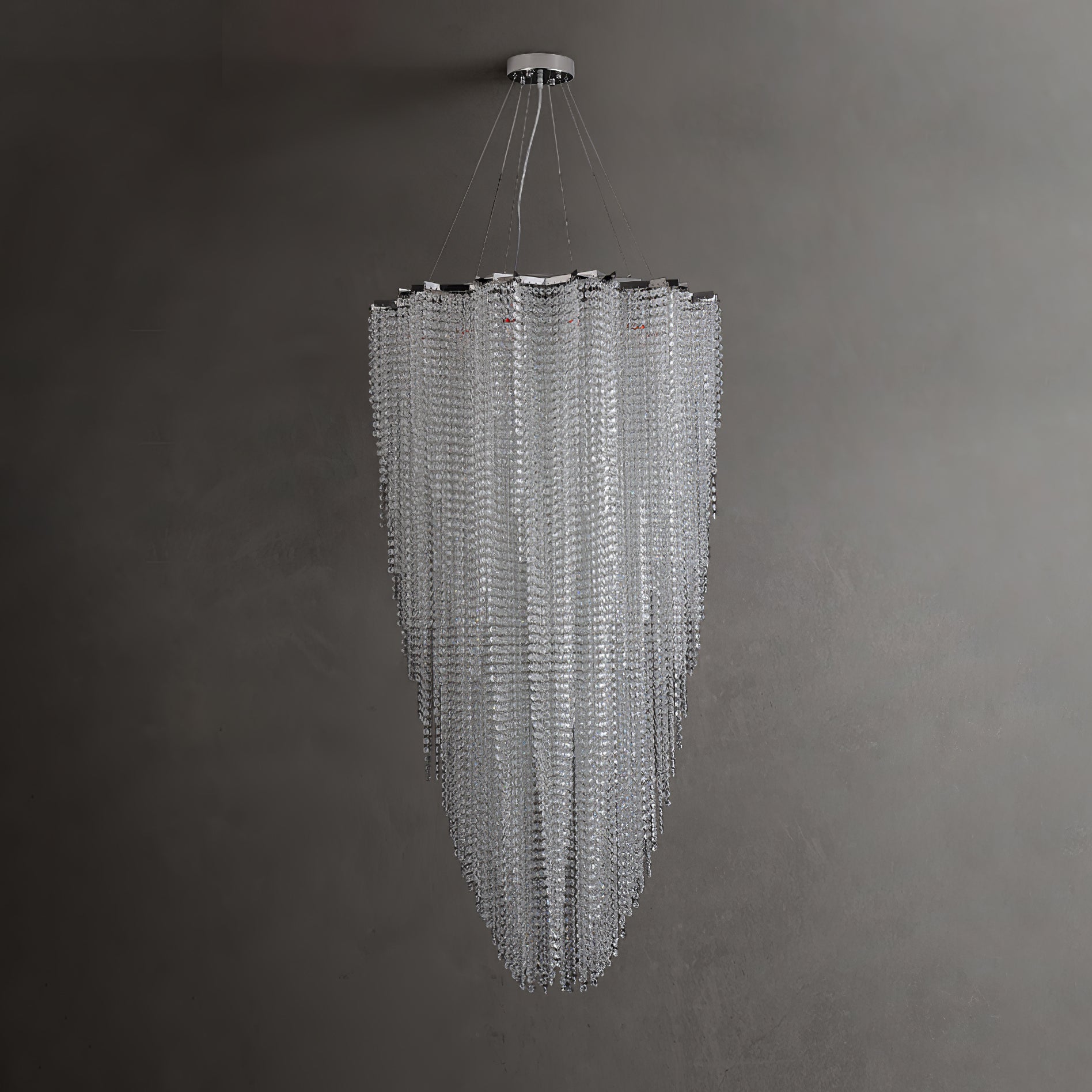 Zashayra Crystal Column Chandelier - Blowlighting