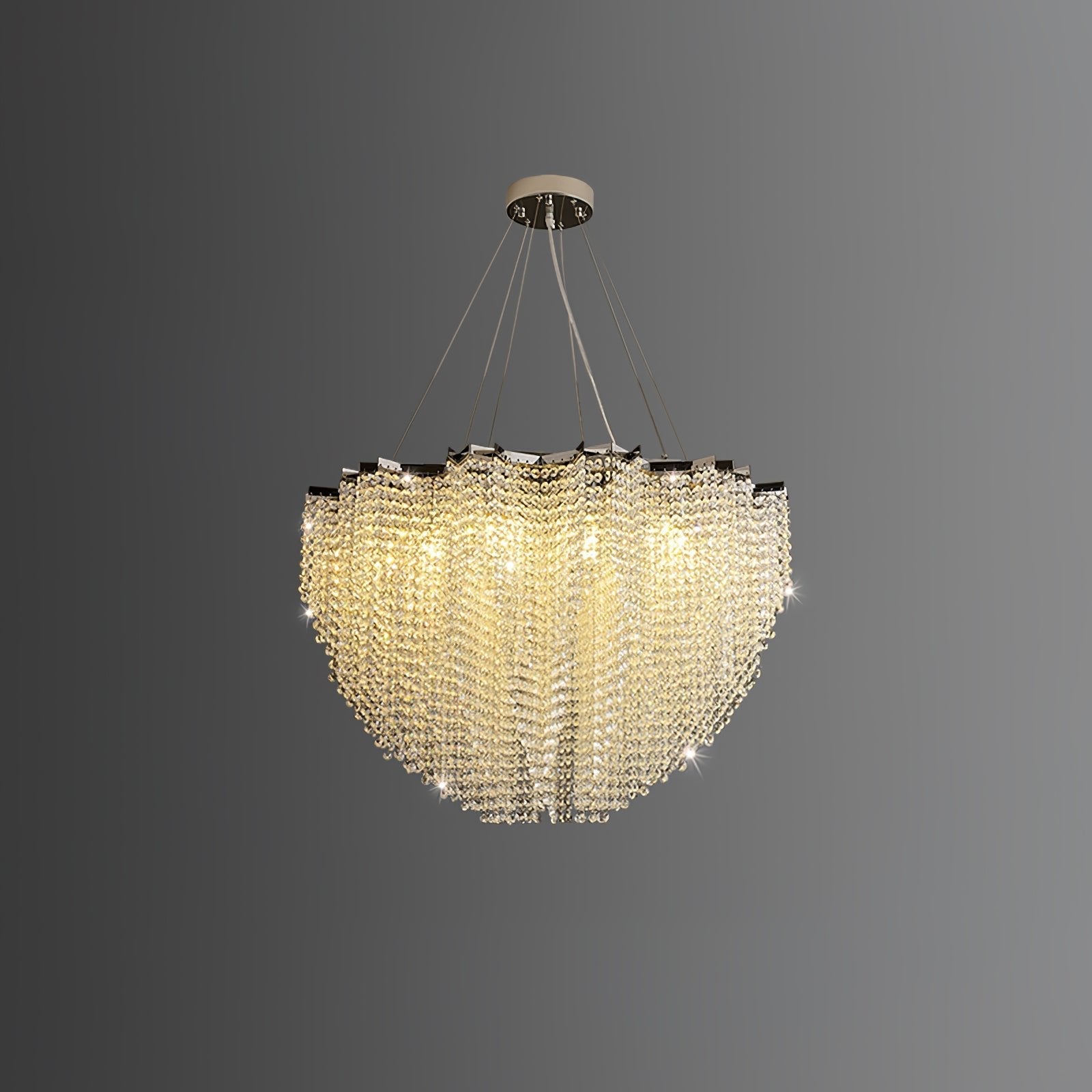 Zashayra Crystal Column Chandelier - Blowlighting