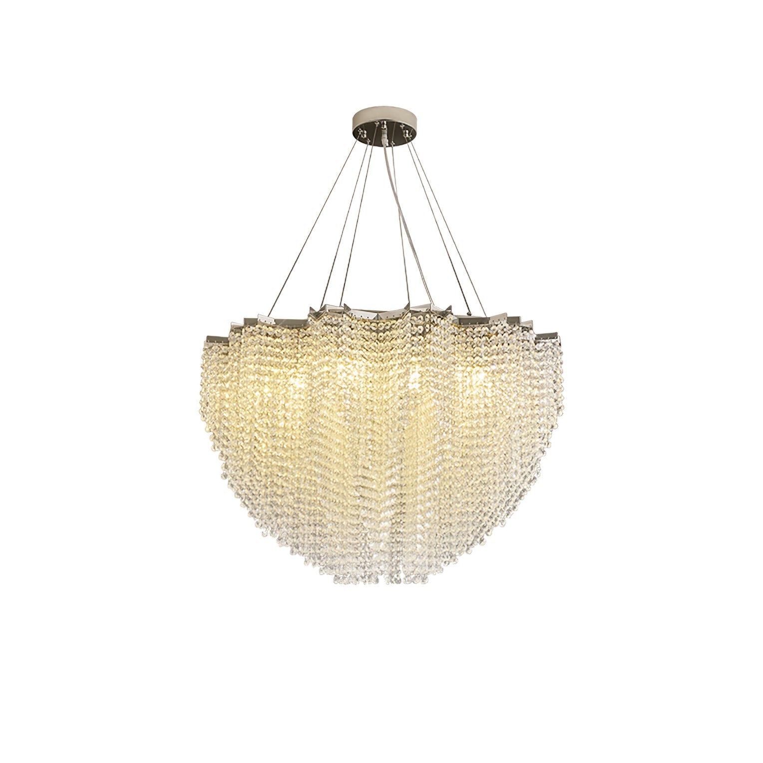 Zashayra Crystal Column Chandelier - Blowlighting