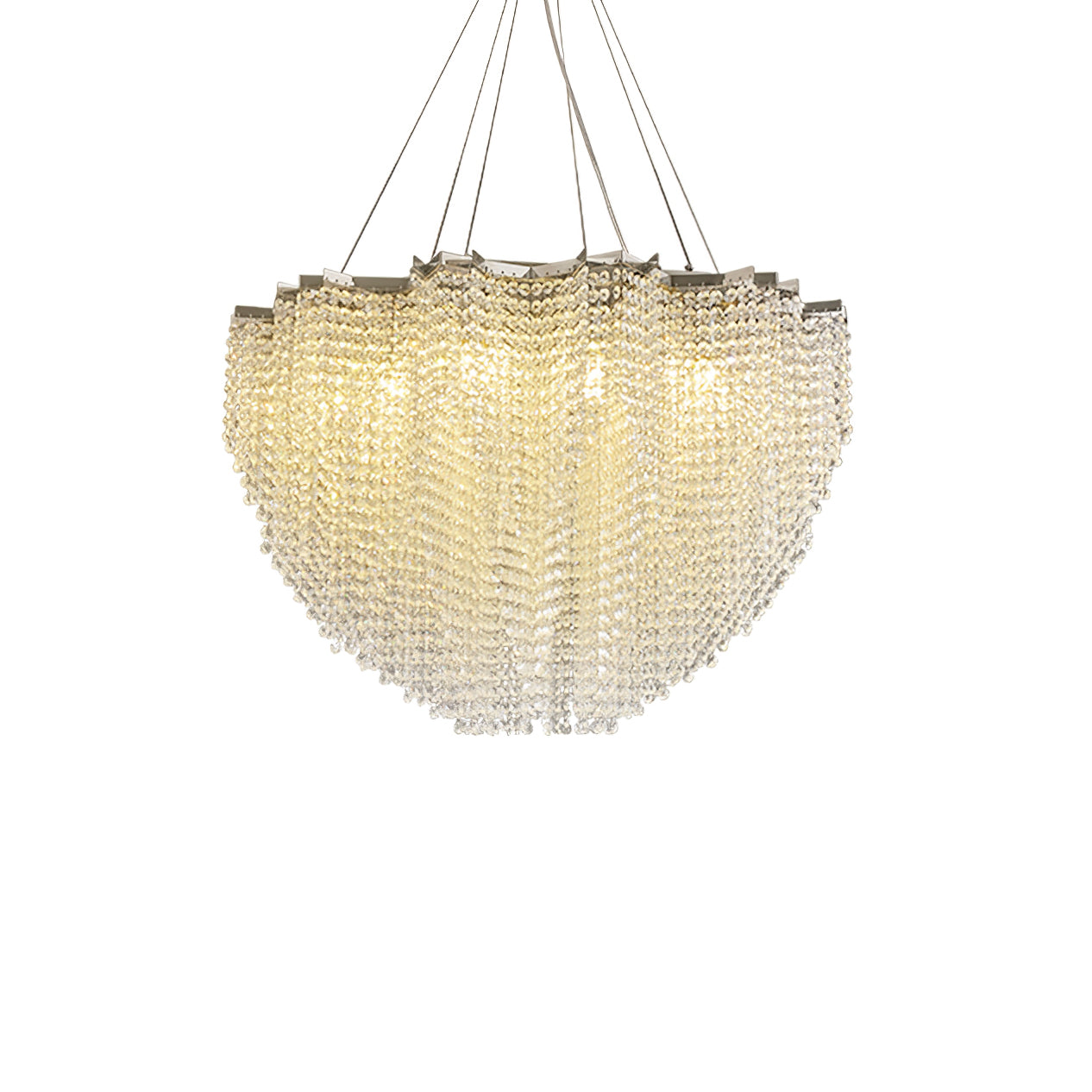 Zashayra Crystal Column Chandelier - Blowlighting