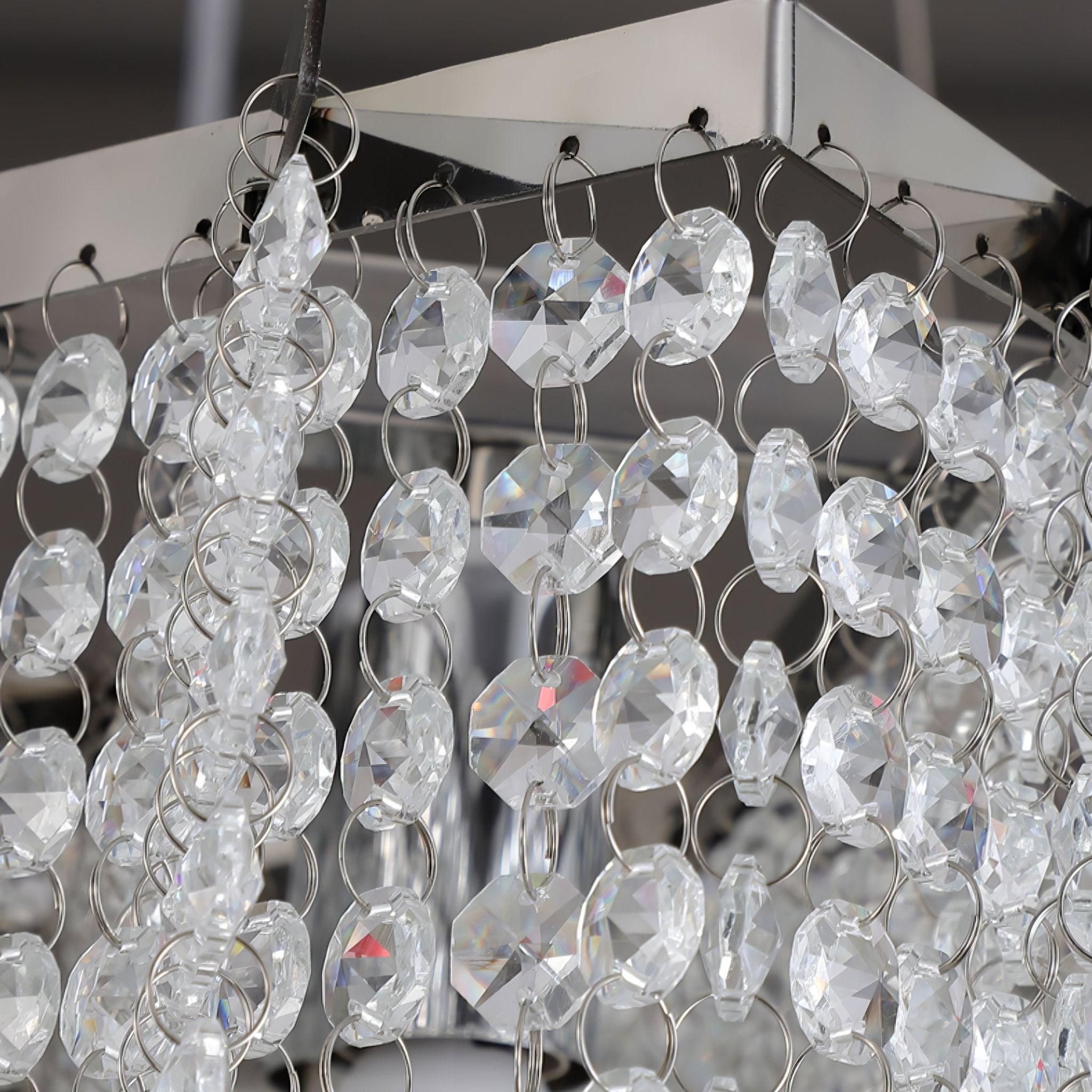 Zashayra Crystal Column Chandelier - Blowlighting