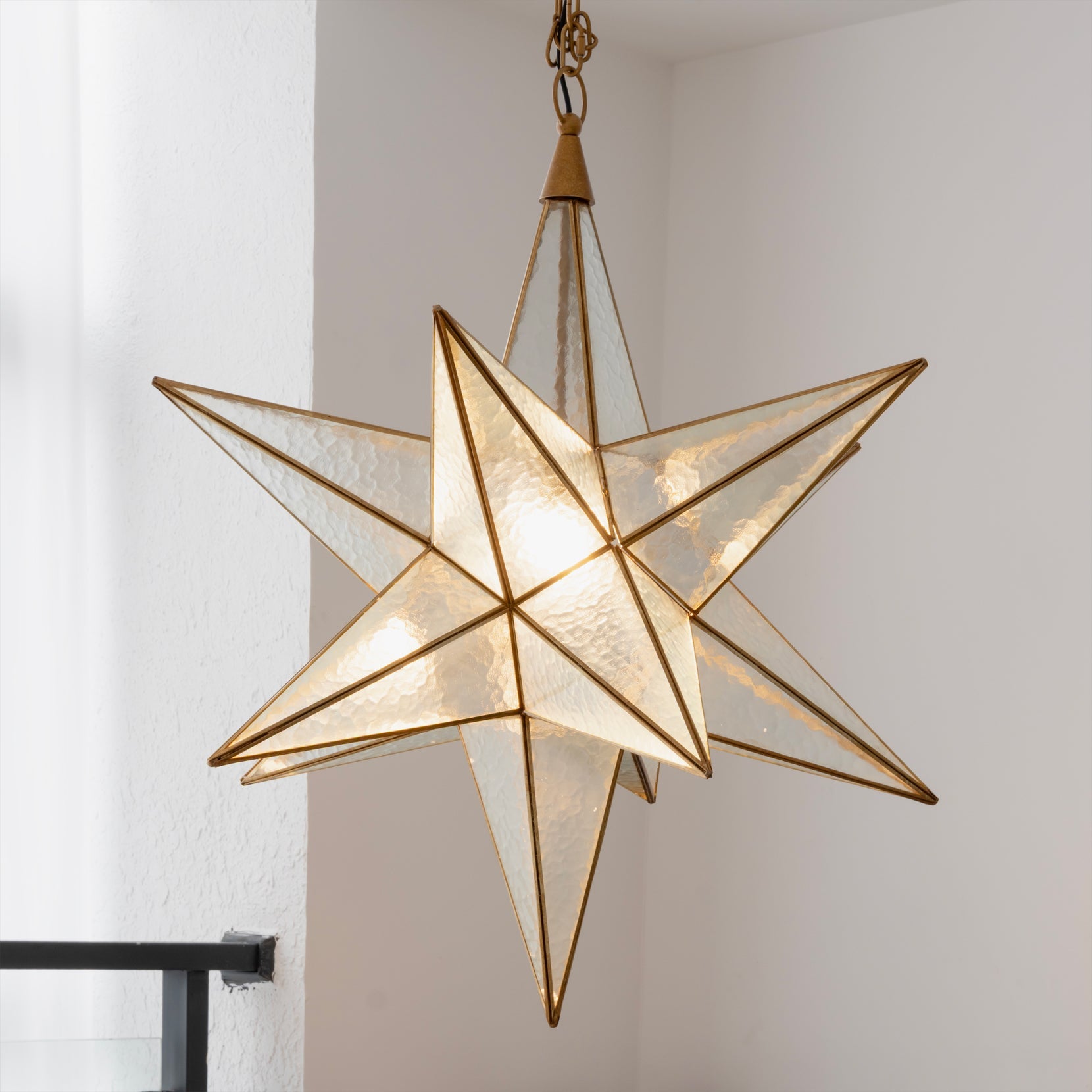 Star Modern Glass Pendant Light