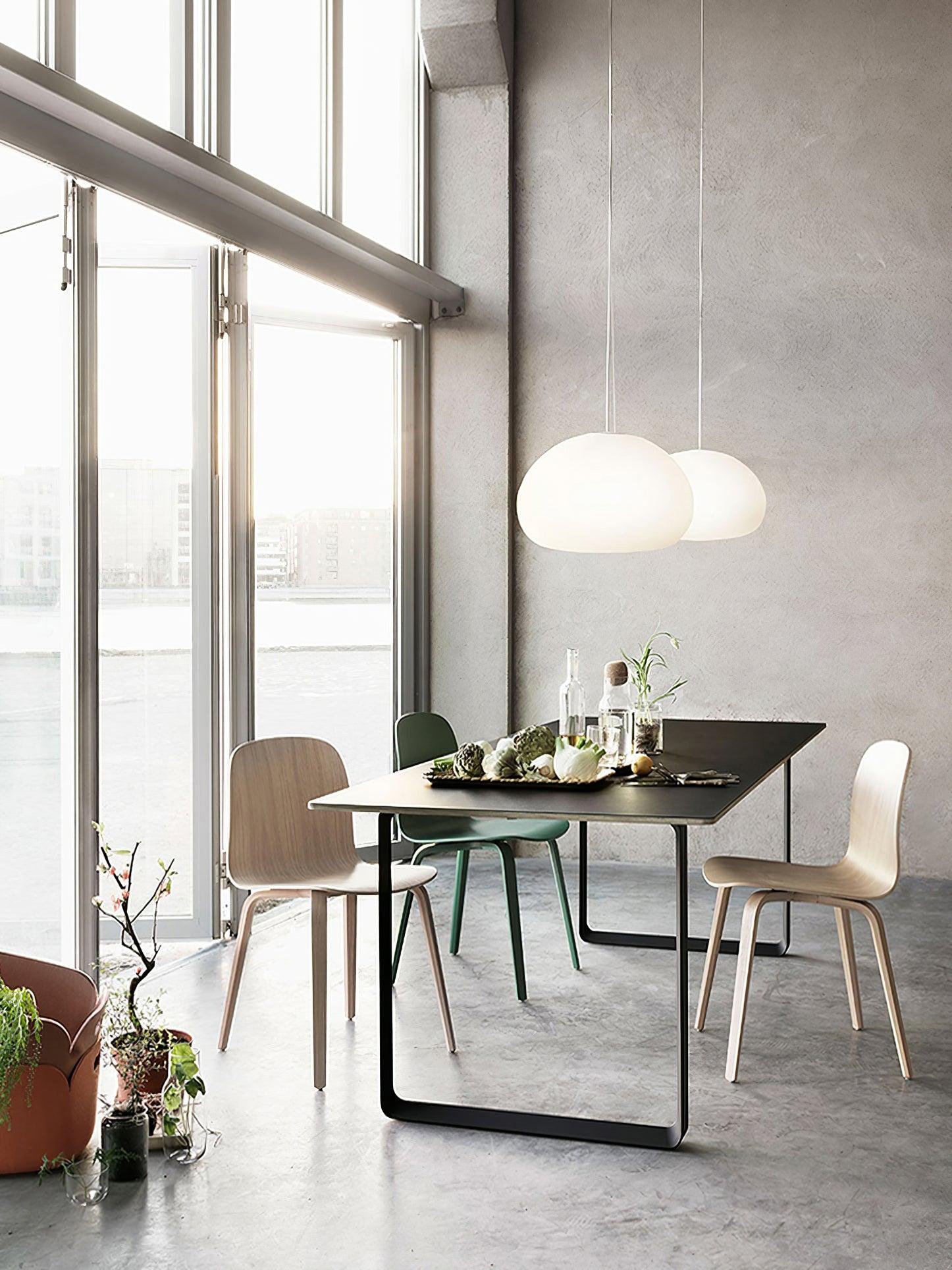 Steamed Bun Pendant Light - Blowlighting