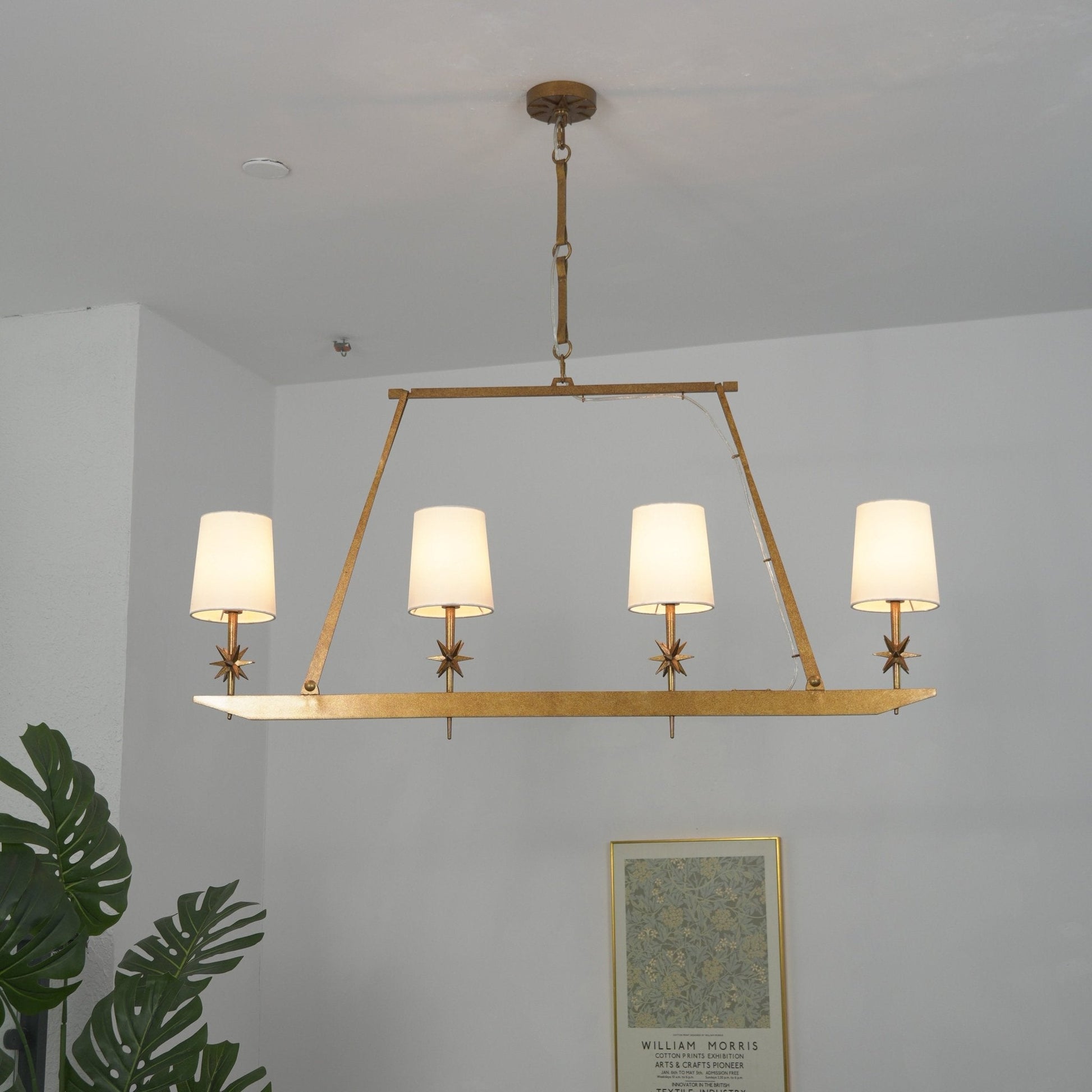 Stellar Frame Linear Chandelier - Vakkerlight