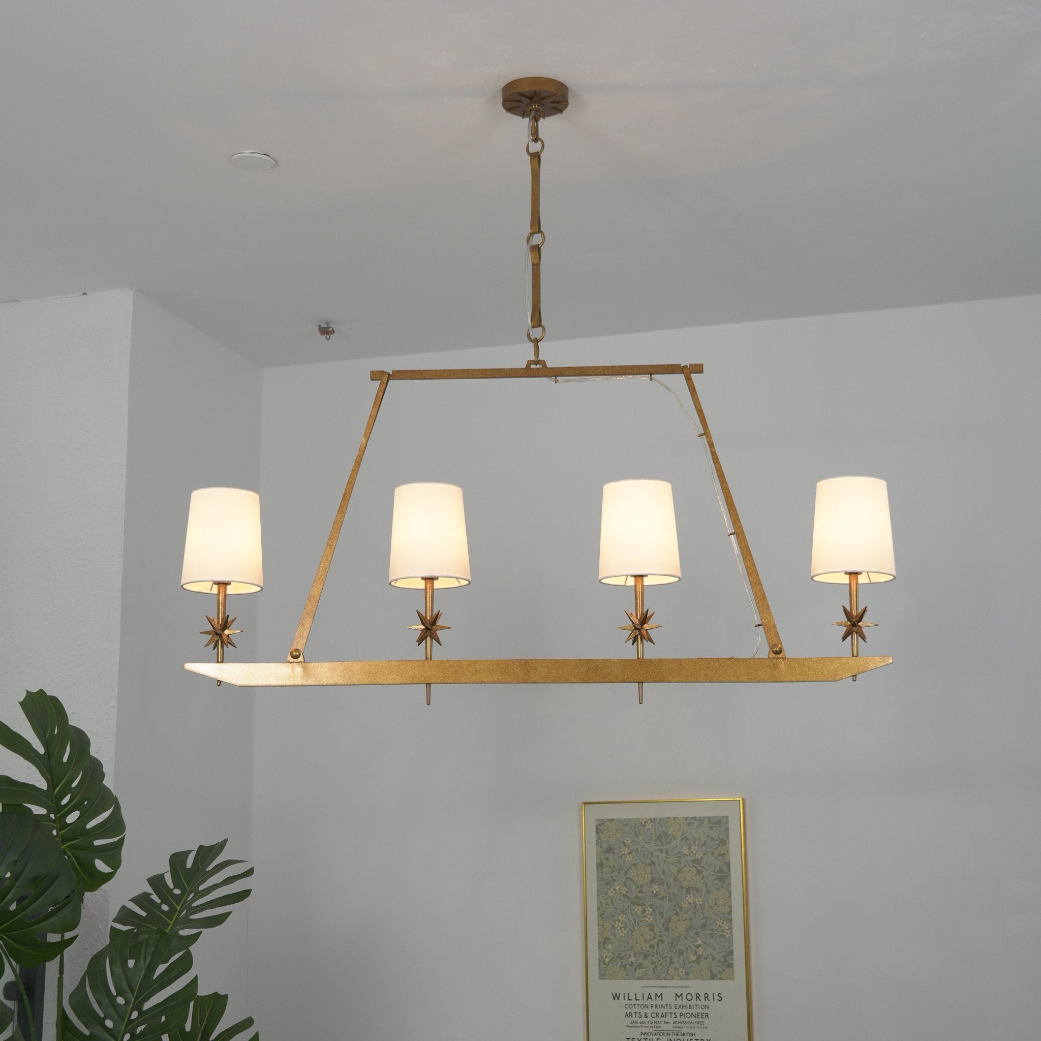 Stellar Frame Linear Chandelier - Vakkerlight