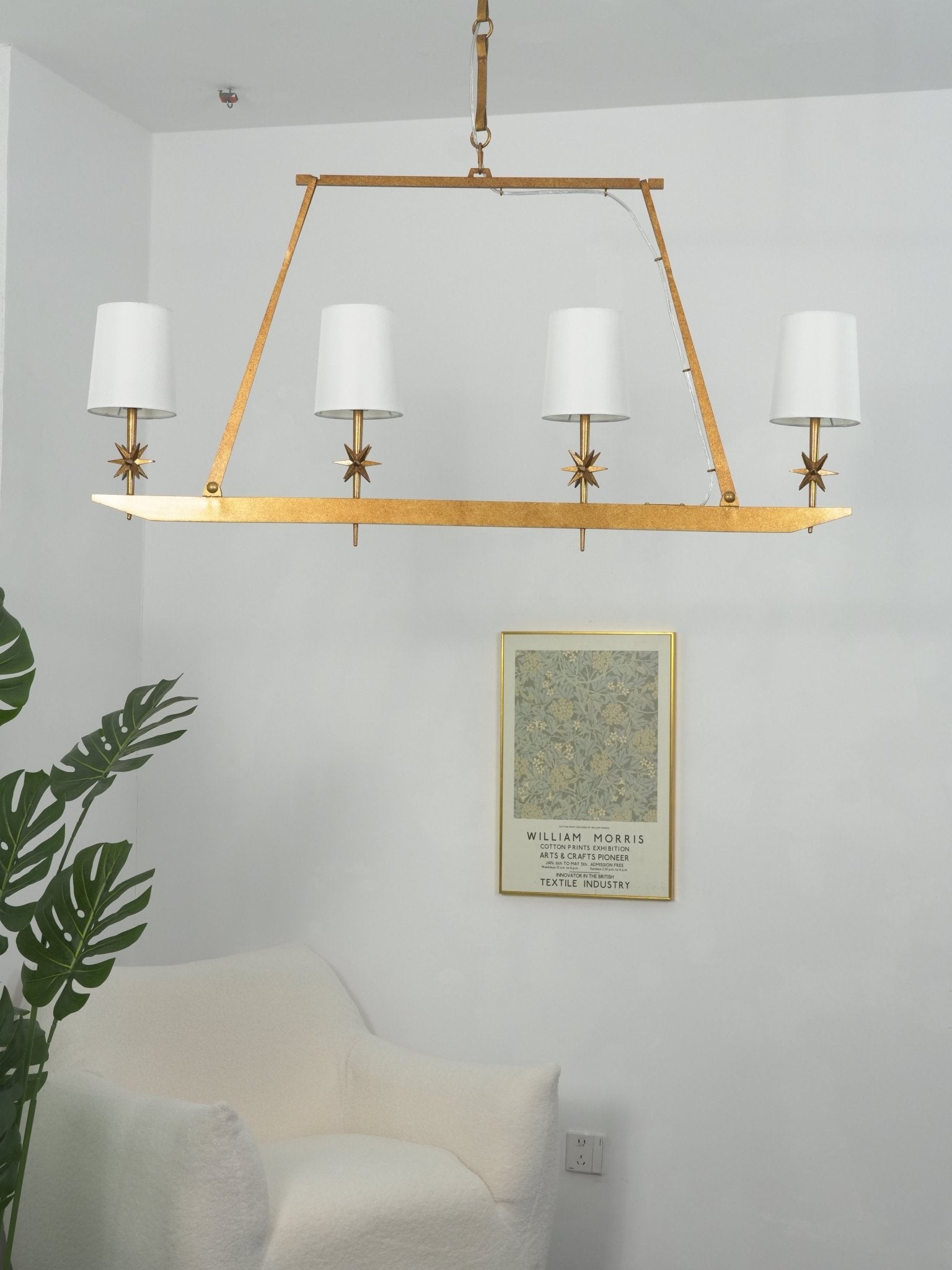 Stellar Frame Linear Chandelier - Vakkerlight