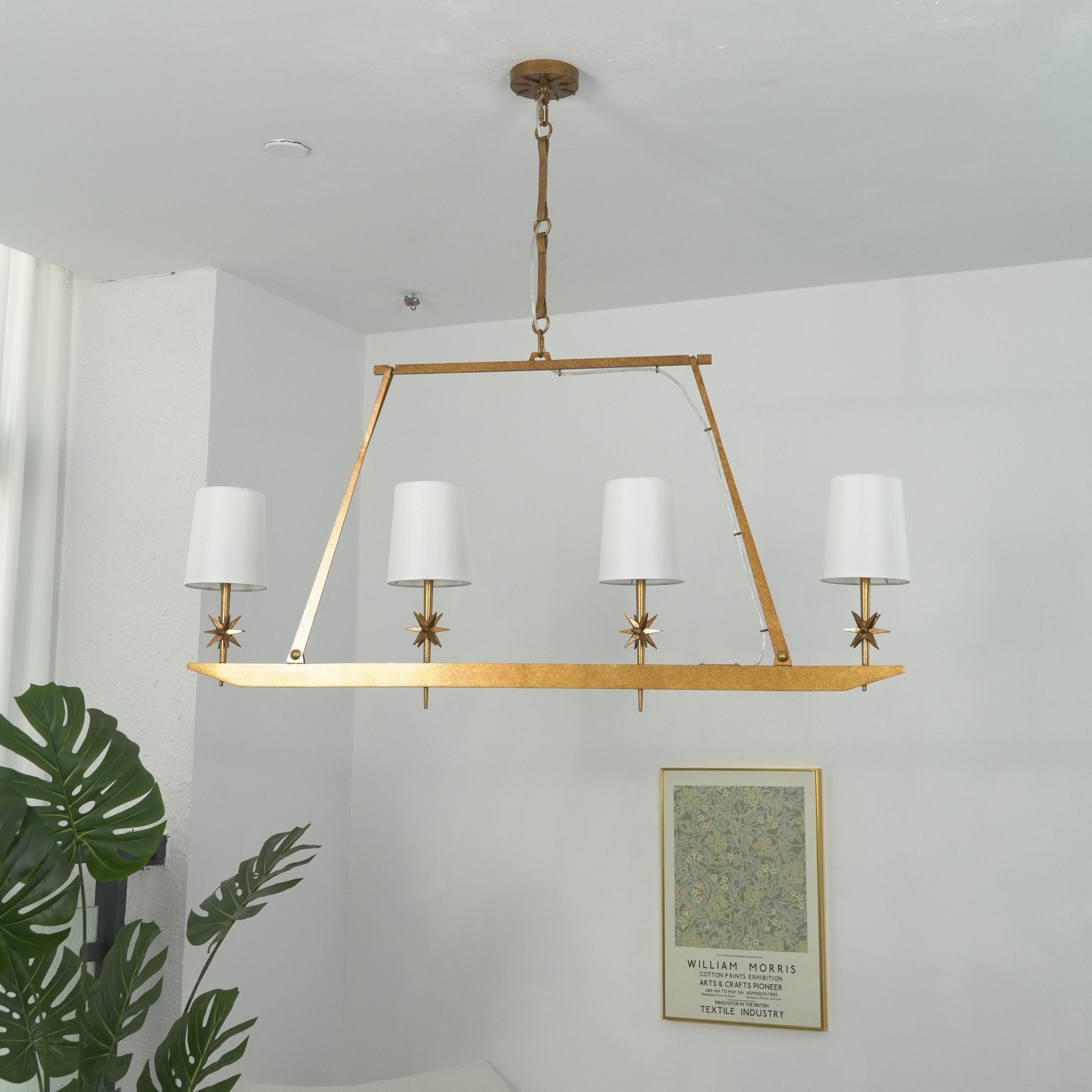 Stellar Frame Linear Chandelier - Vakkerlight