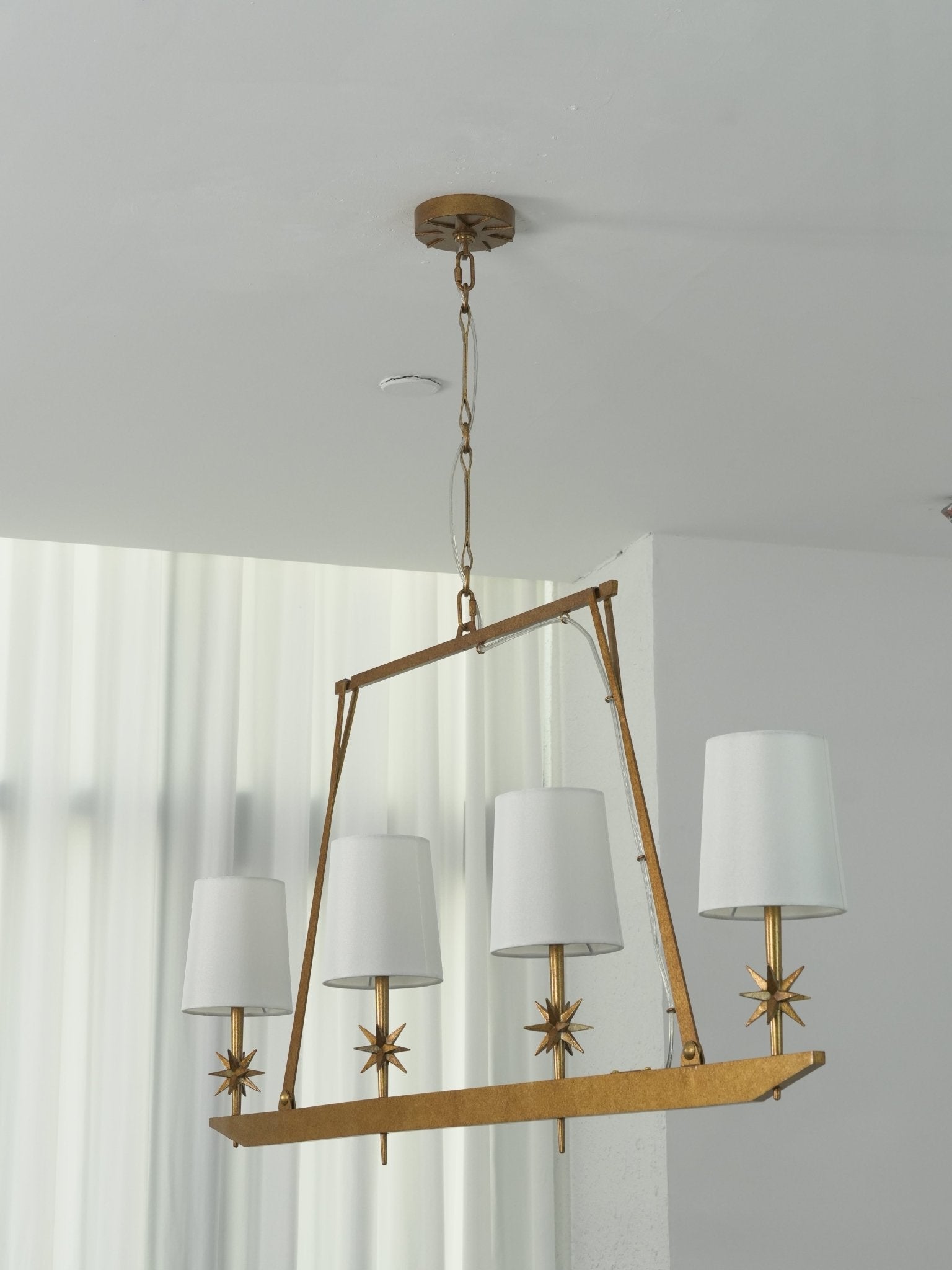 Stellar Frame Linear Chandelier - Vakkerlight