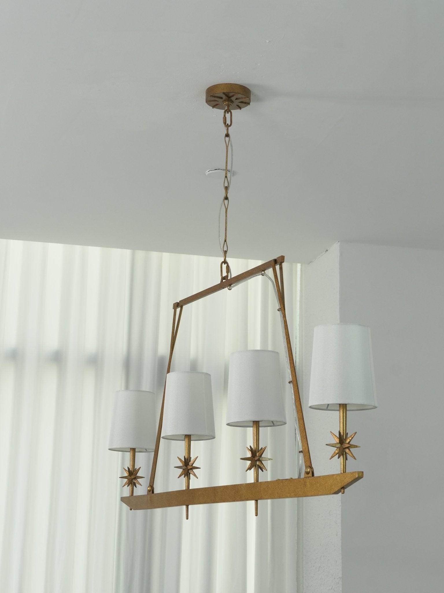 Stellar Frame Linear Chandelier - Vakkerlight