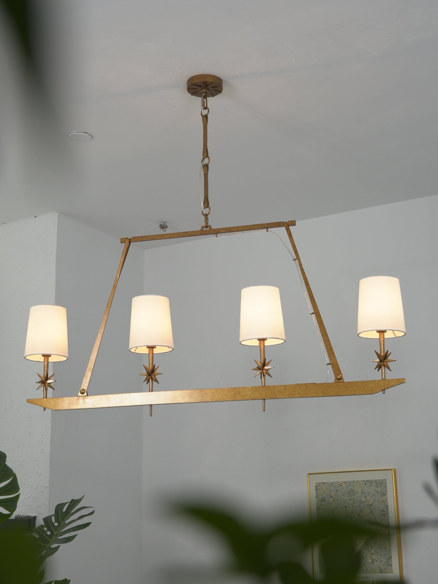 Stellar Frame Linear Chandelier - Vakkerlight