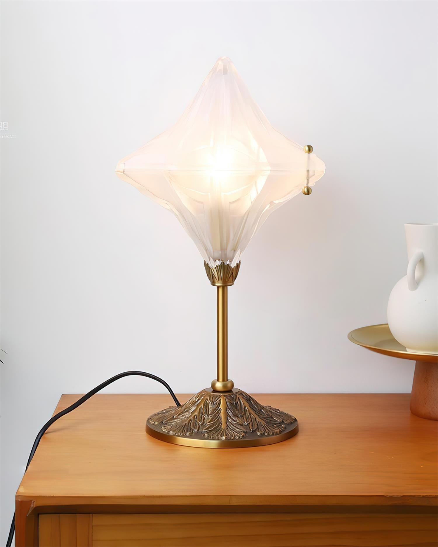 Stellara Vintage Brass Table Light