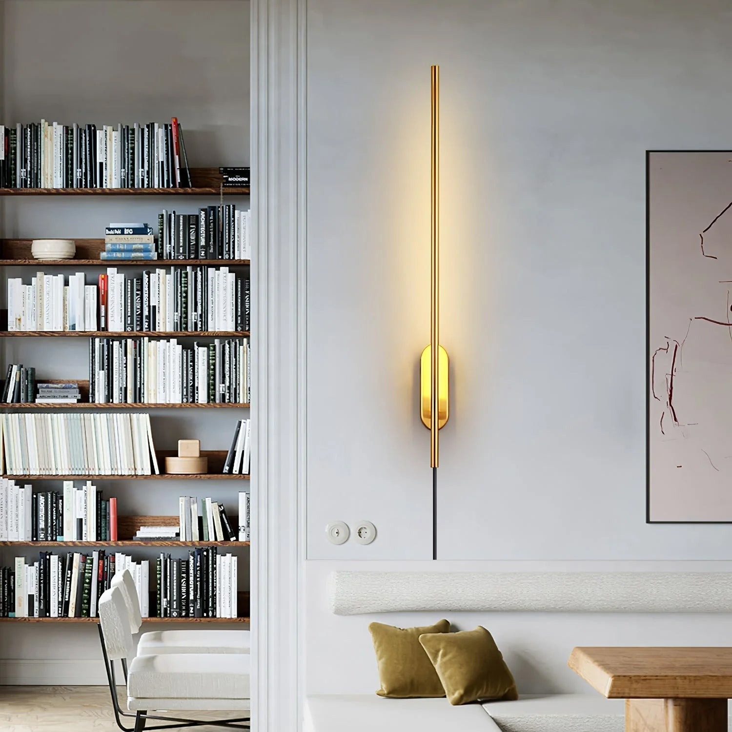 Stick Shaped Plug In Sconce - Blowlighting