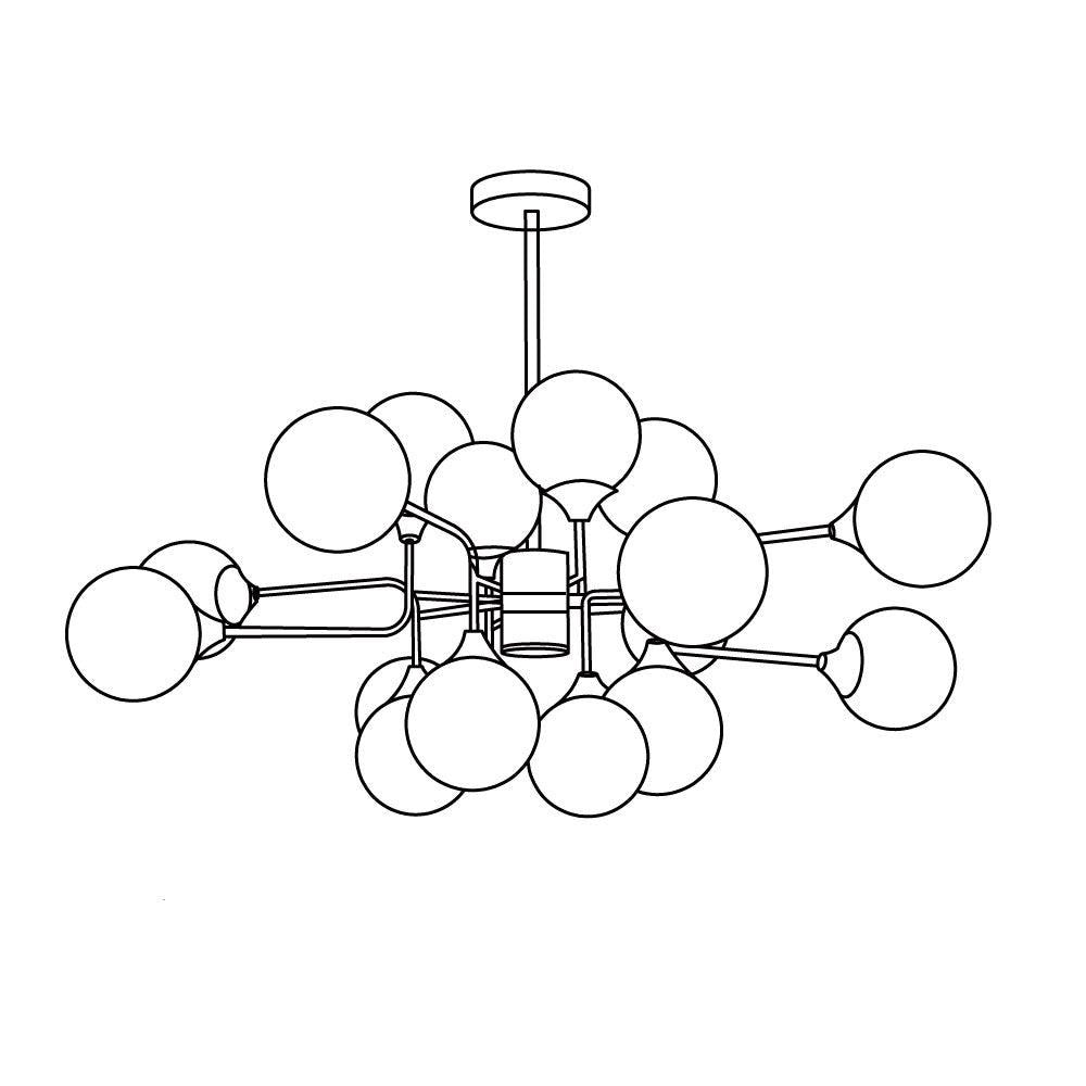 Stilnovo Chandelier - Blowlighting