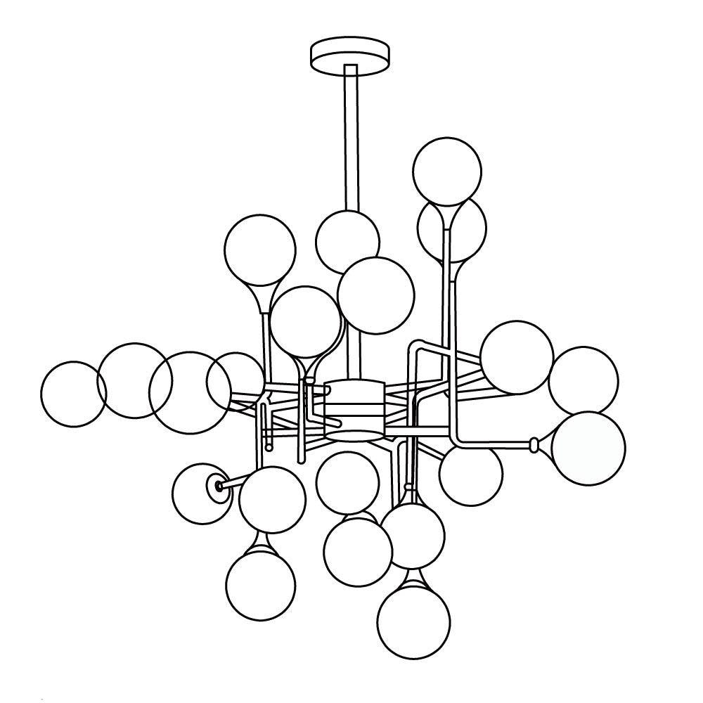 Stilnovo Chandelier - Blowlighting