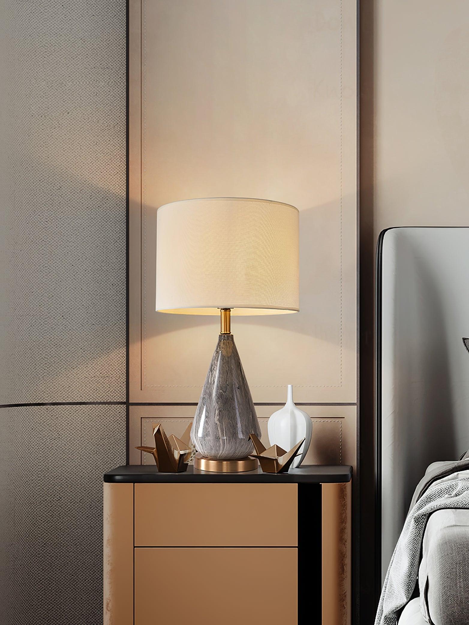 Marble Diamond Table Lamp - Blowlighting