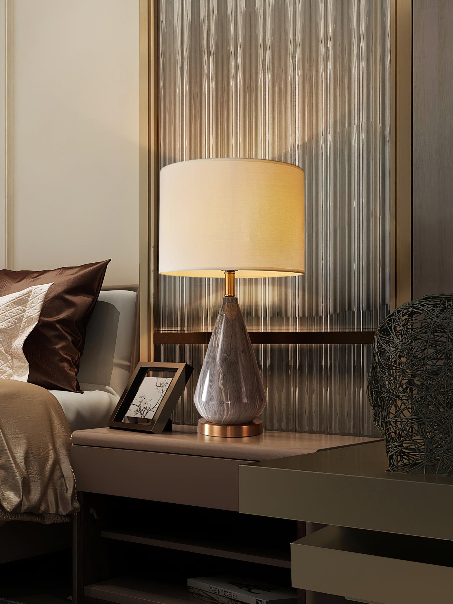 Marble Diamond Table Lamp - Blowlighting
