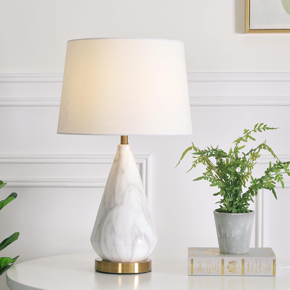 Marble Diamond Table Lamp - Blowlighting