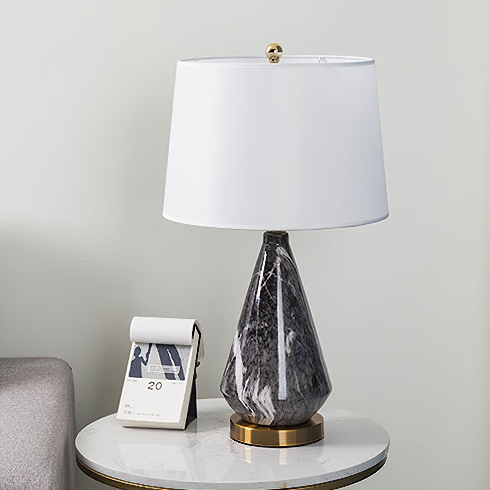 Marble Diamond Table Lamp - Blowlighting