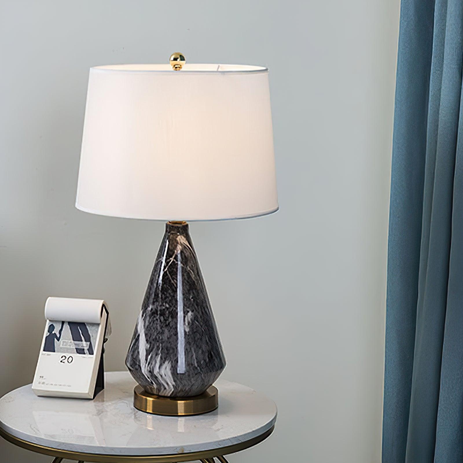 Marble Diamond Table Lamp - Blowlighting