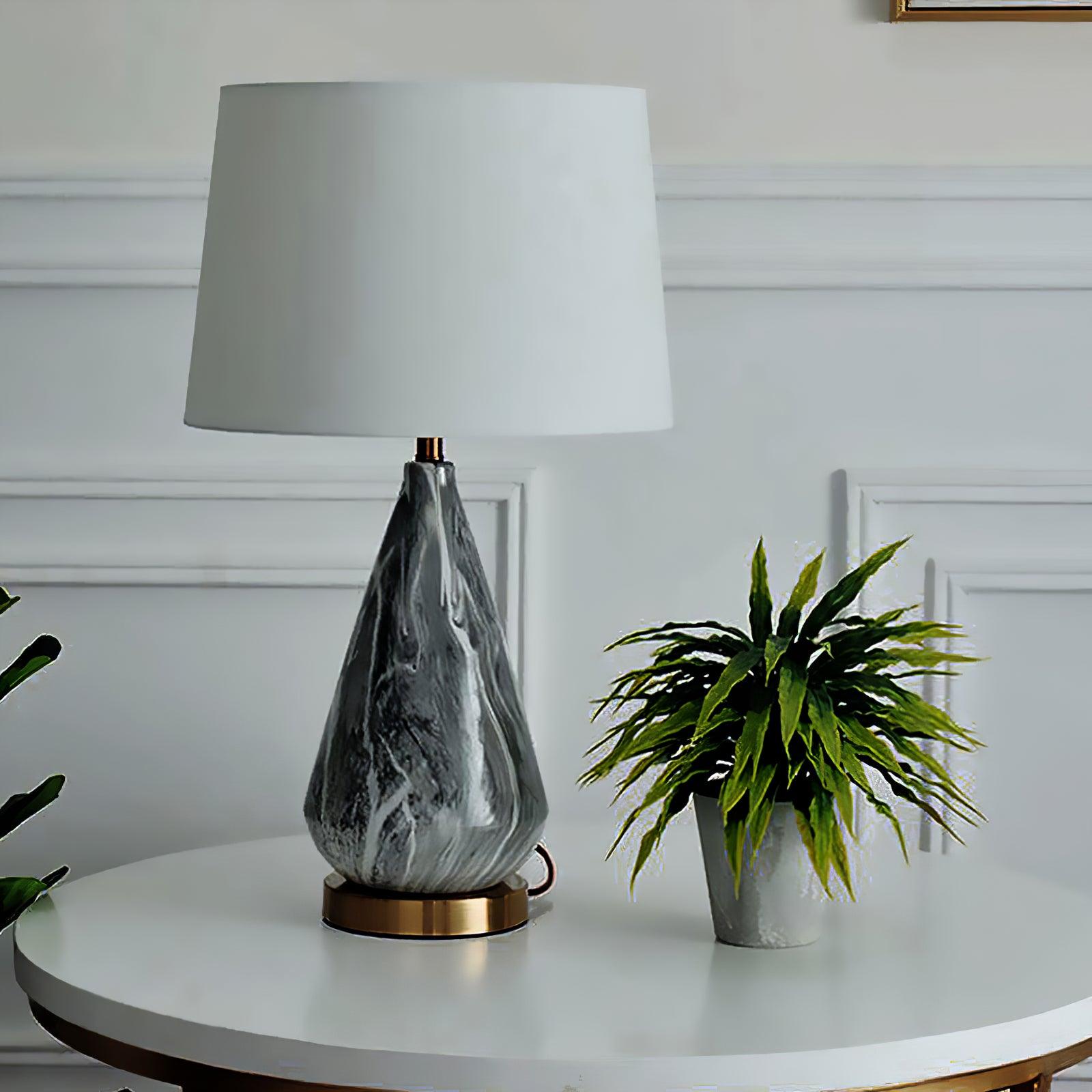 Marble Diamond Table Lamp - Blowlighting