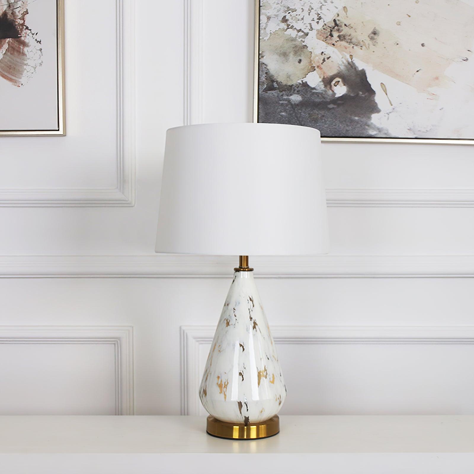 Marble Diamond Table Lamp - Blowlighting