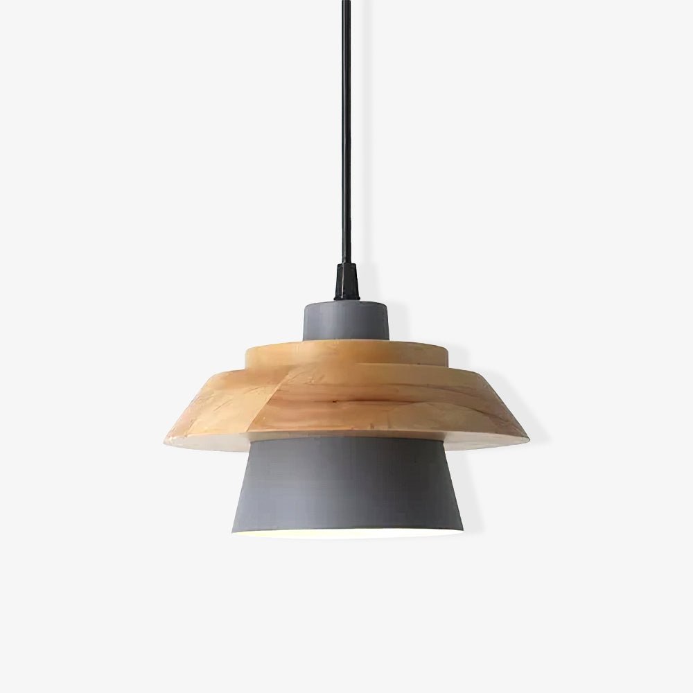 Stone Wood Pendant Lamp - Blowlighting