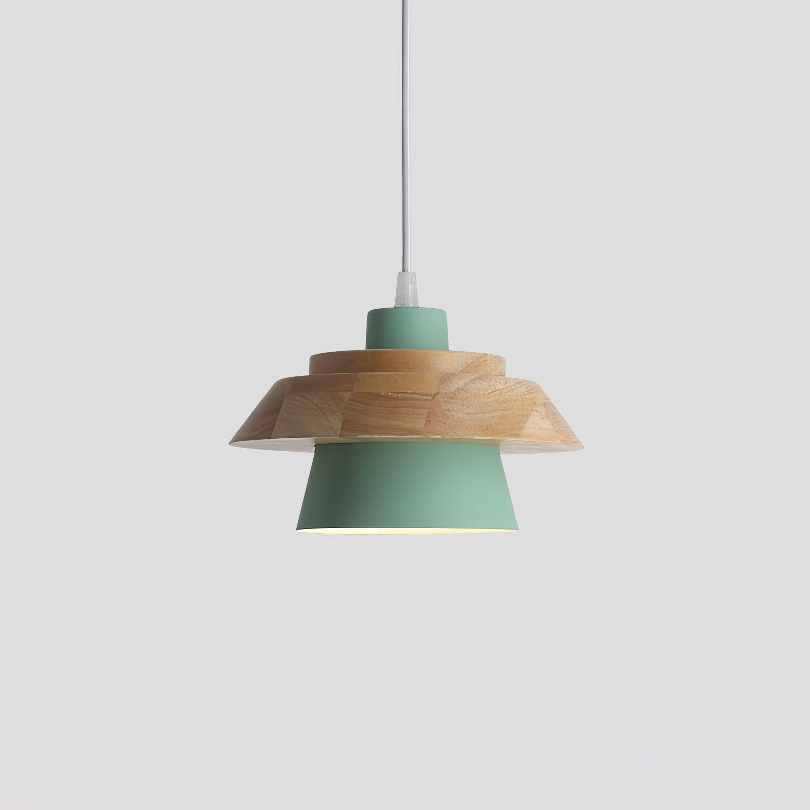 Stone Wood Pendant Lamp - Blowlighting