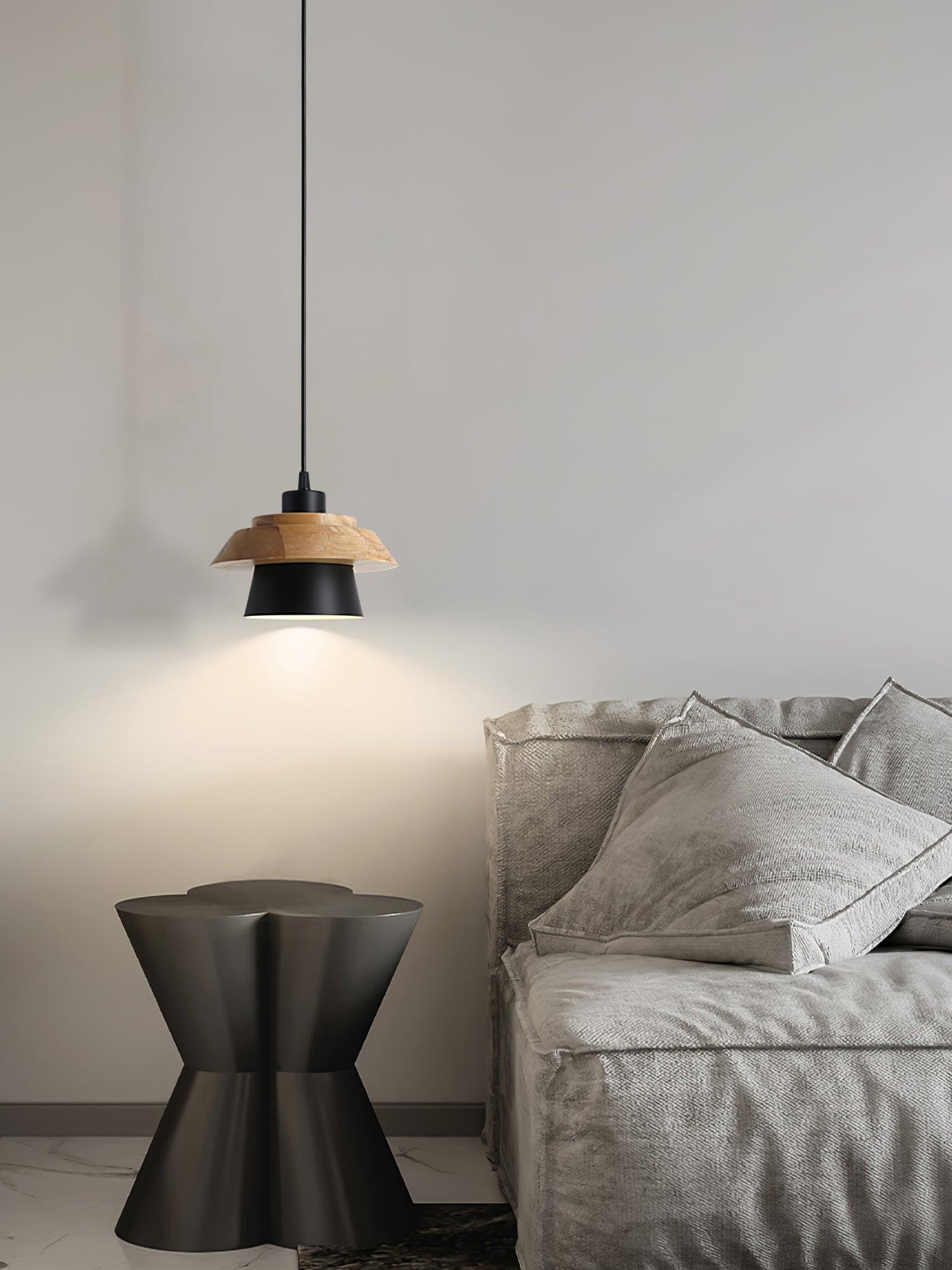 Stone Wood Pendant Lamp - Blowlighting
