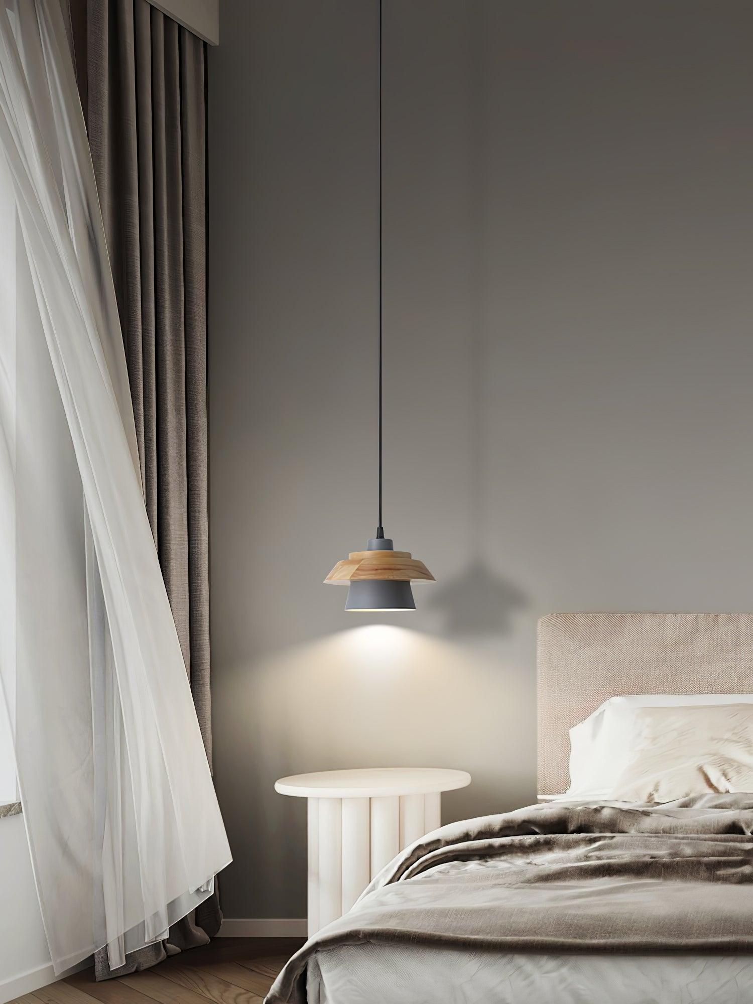 Stone Wood Pendant Lamp - Blowlighting