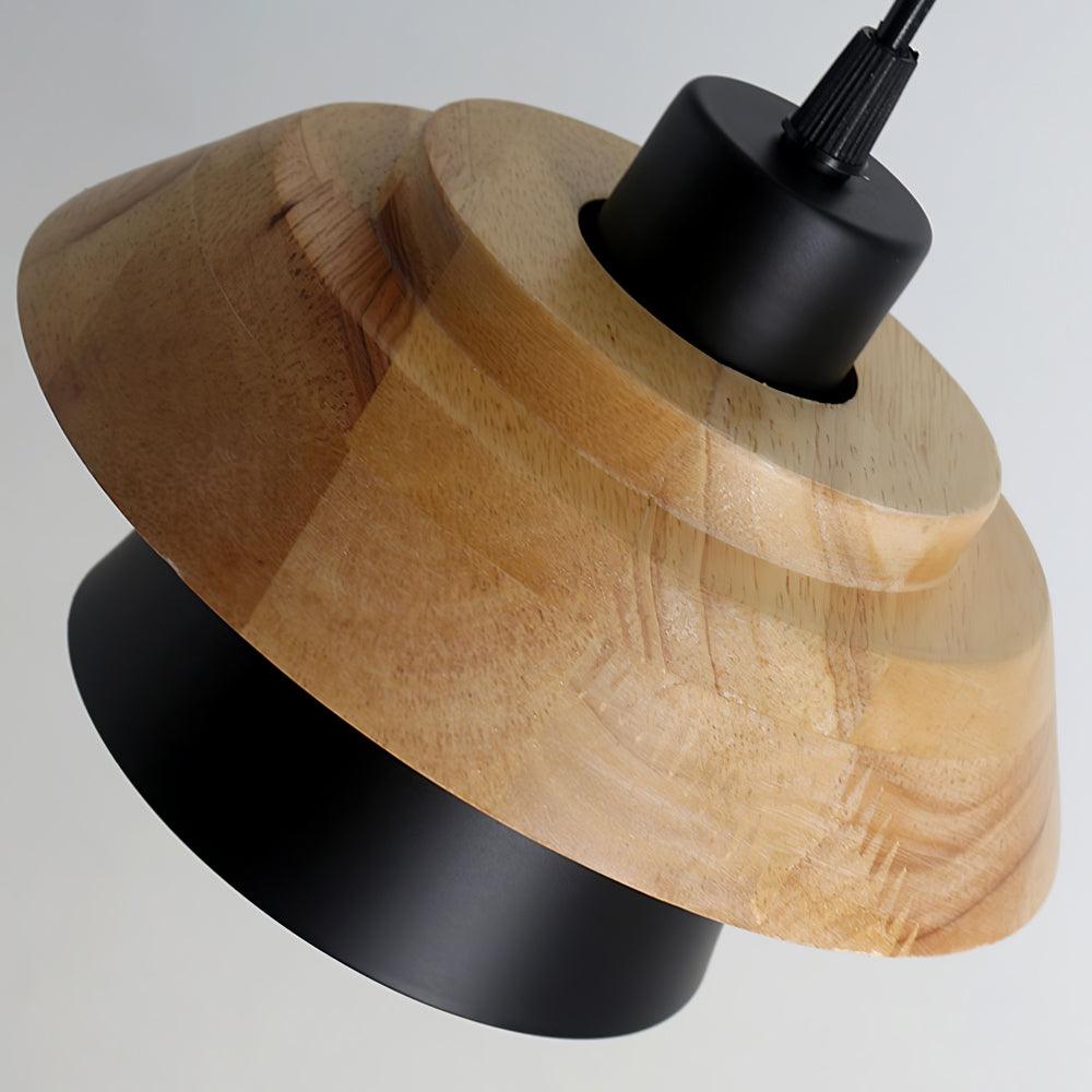 Stone Wood Pendant Lamp - Blowlighting