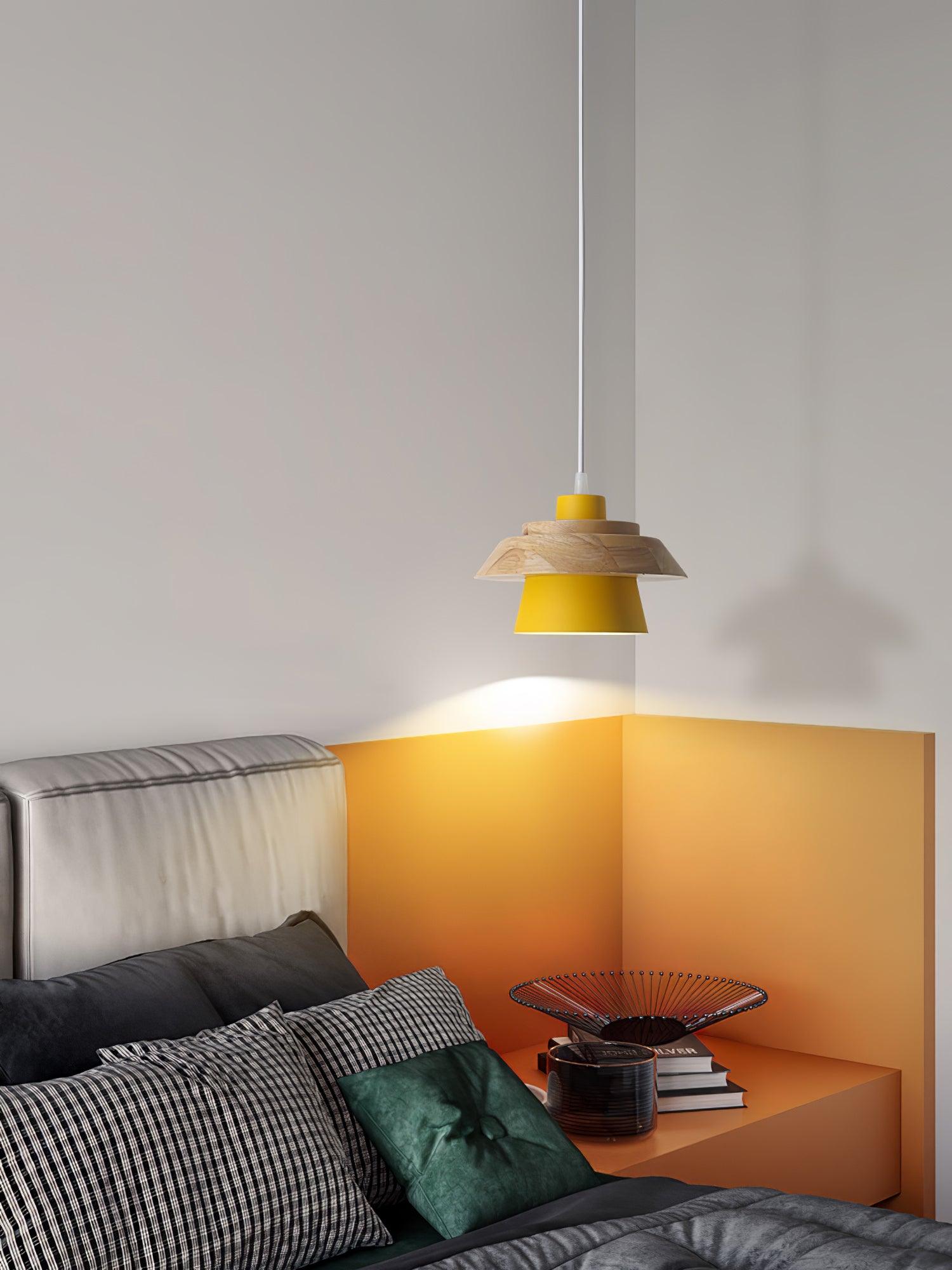 Stone Wood Pendant Lamp - Blowlighting