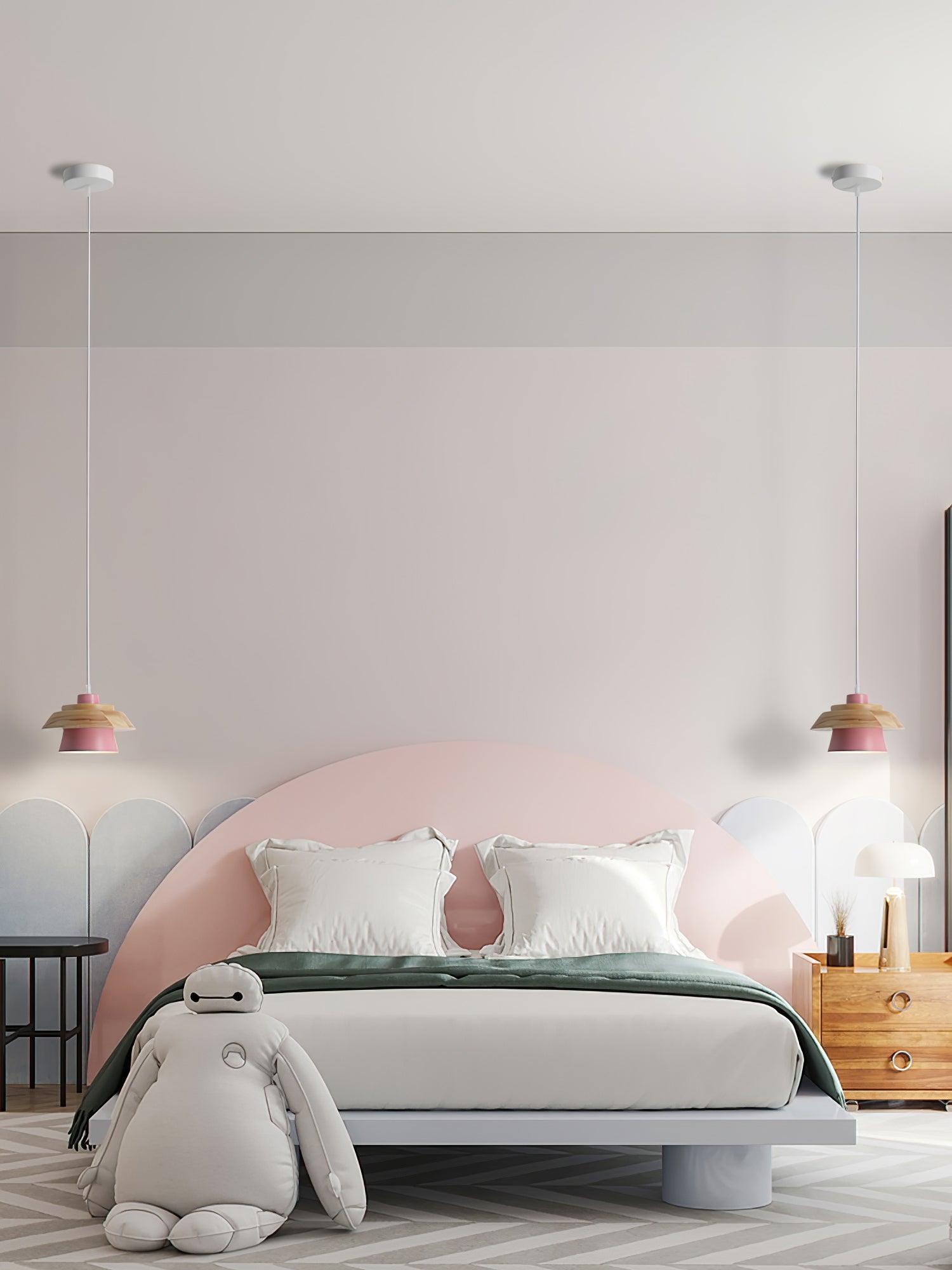 Stone Wood Pendant Lamp - Blowlighting