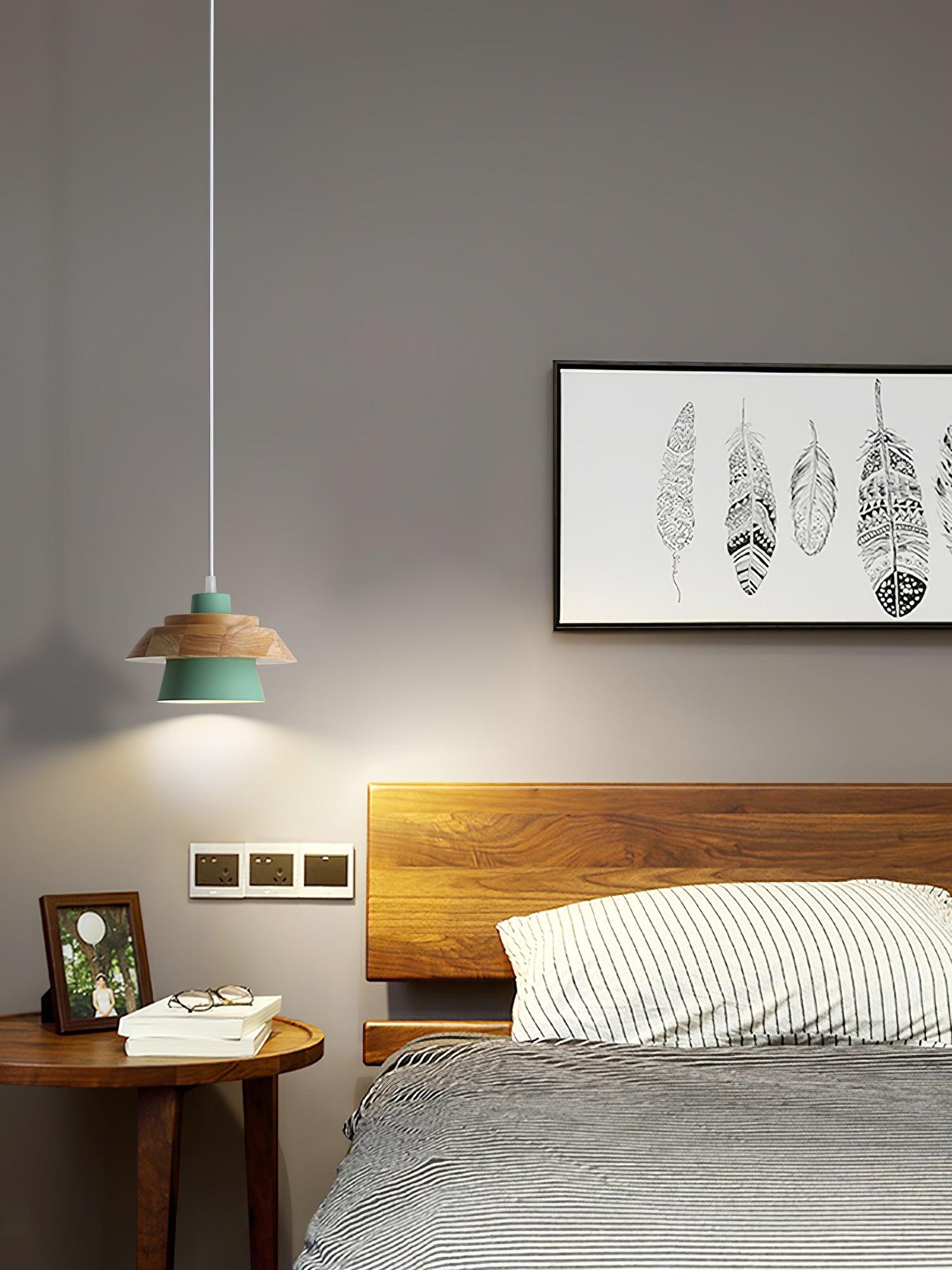 Stone Wood Pendant Lamp - Blowlighting