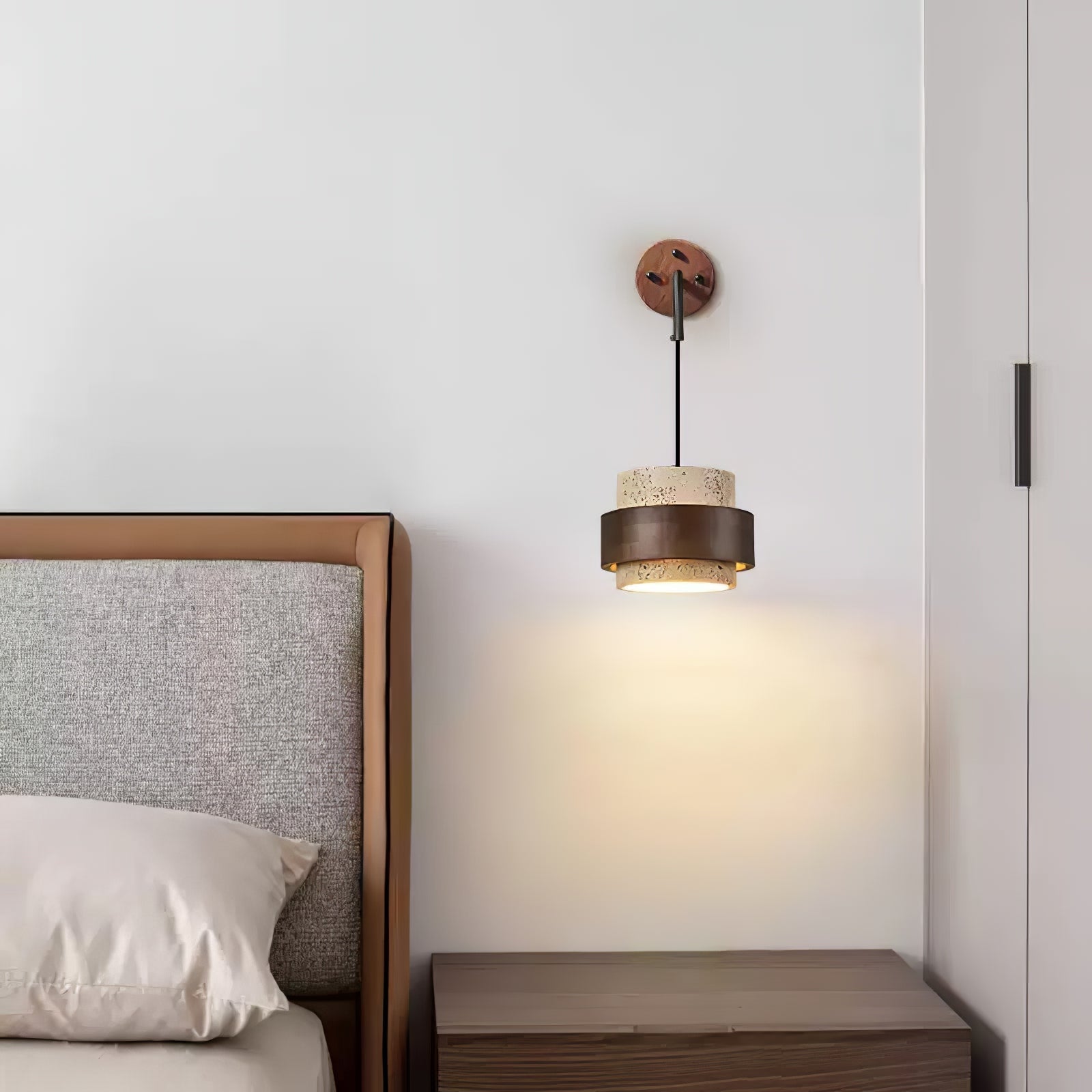 Alva Travertine Wall Light - Blowlighting