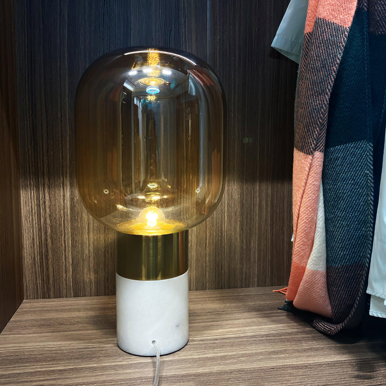 Storm Marble Table Lamp - Blowlighting