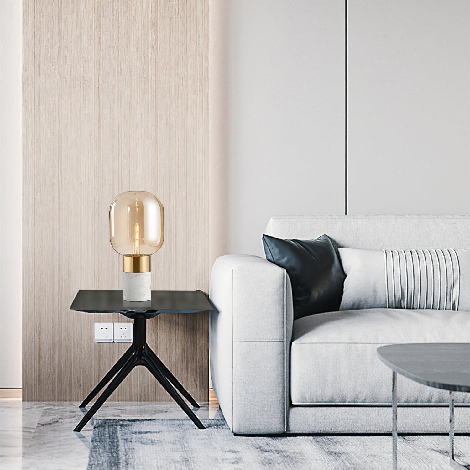 Storm Marble Table Lamp - Blowlighting