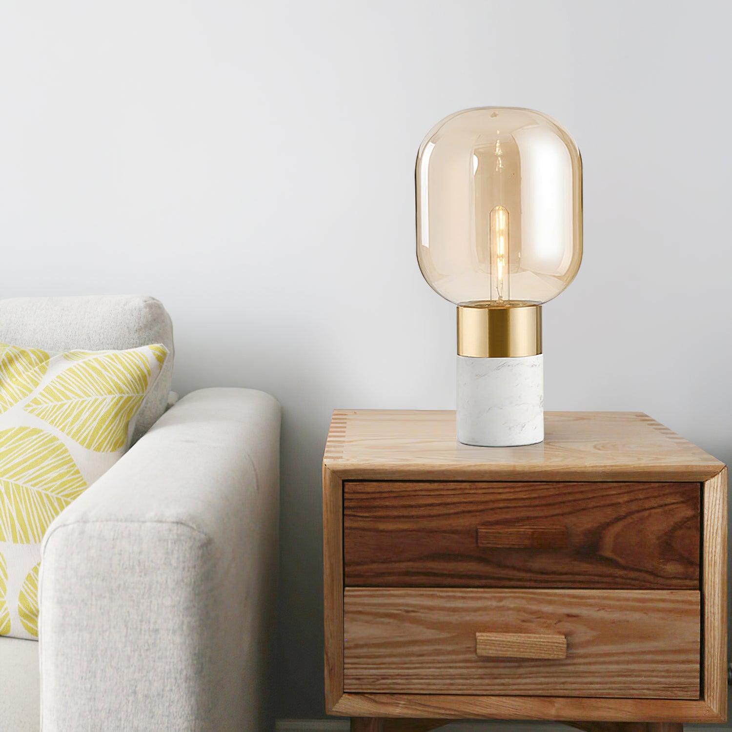 Storm Marble Table Lamp - Blowlighting