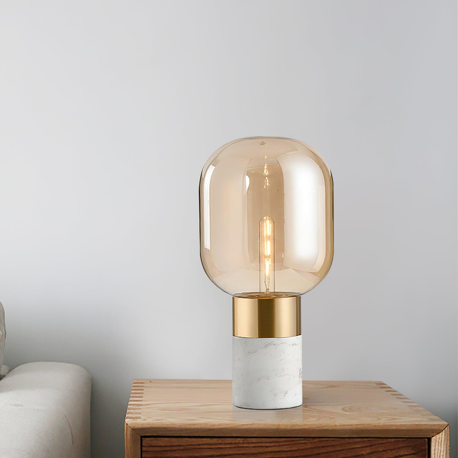 Storm Marble Table Lamp - Blowlighting