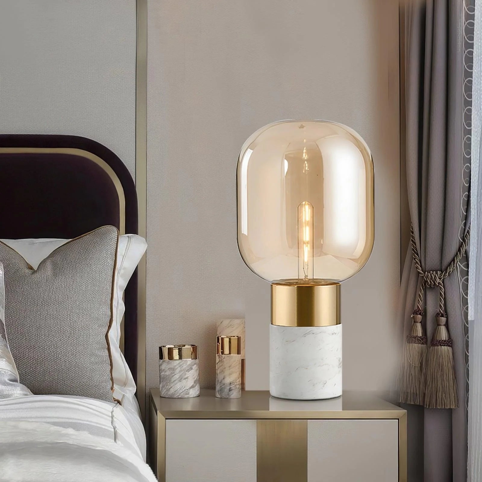 Storm Marble Table Lamp - Blowlighting