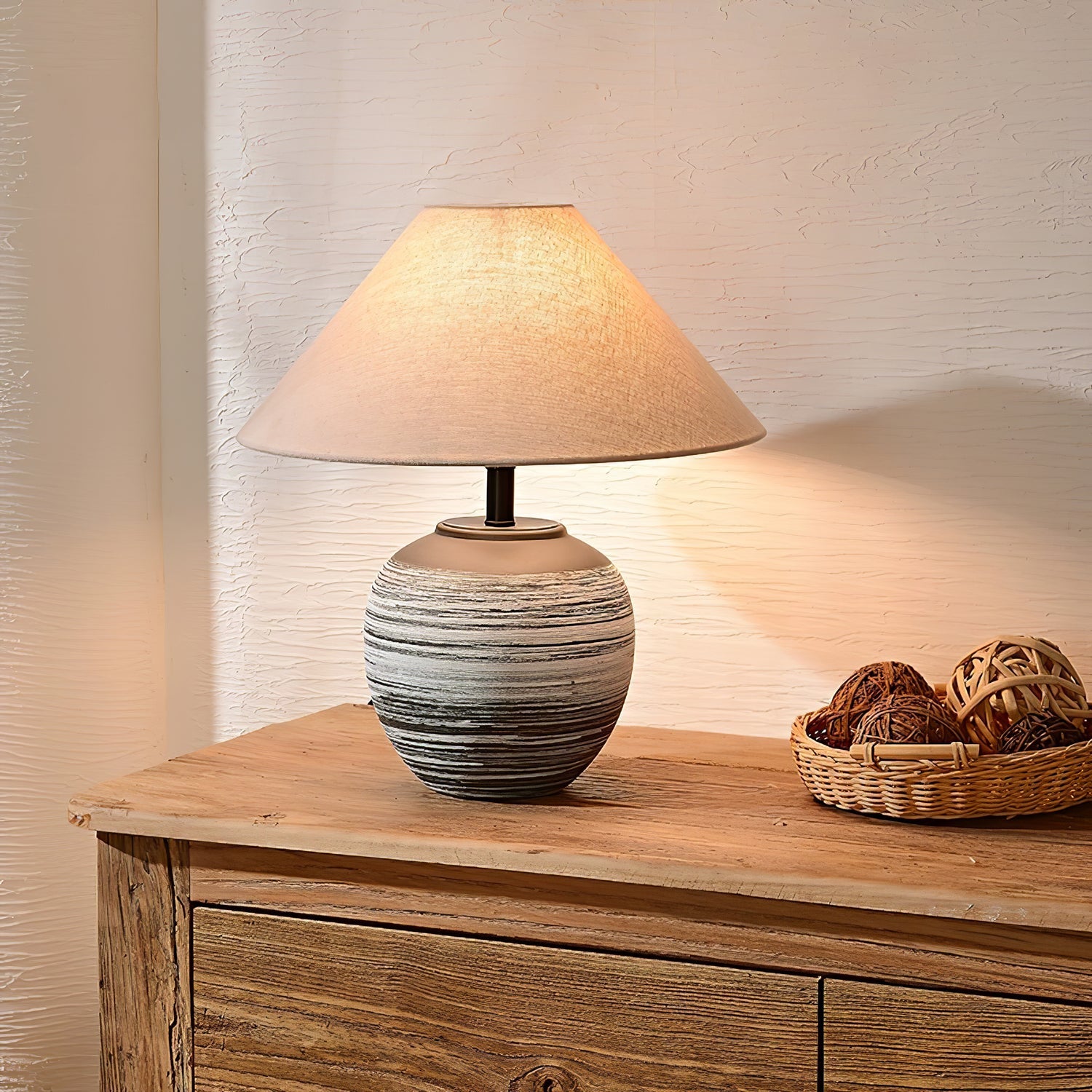 Striato Gradient Ceramic Table Lamp - Blowlighting