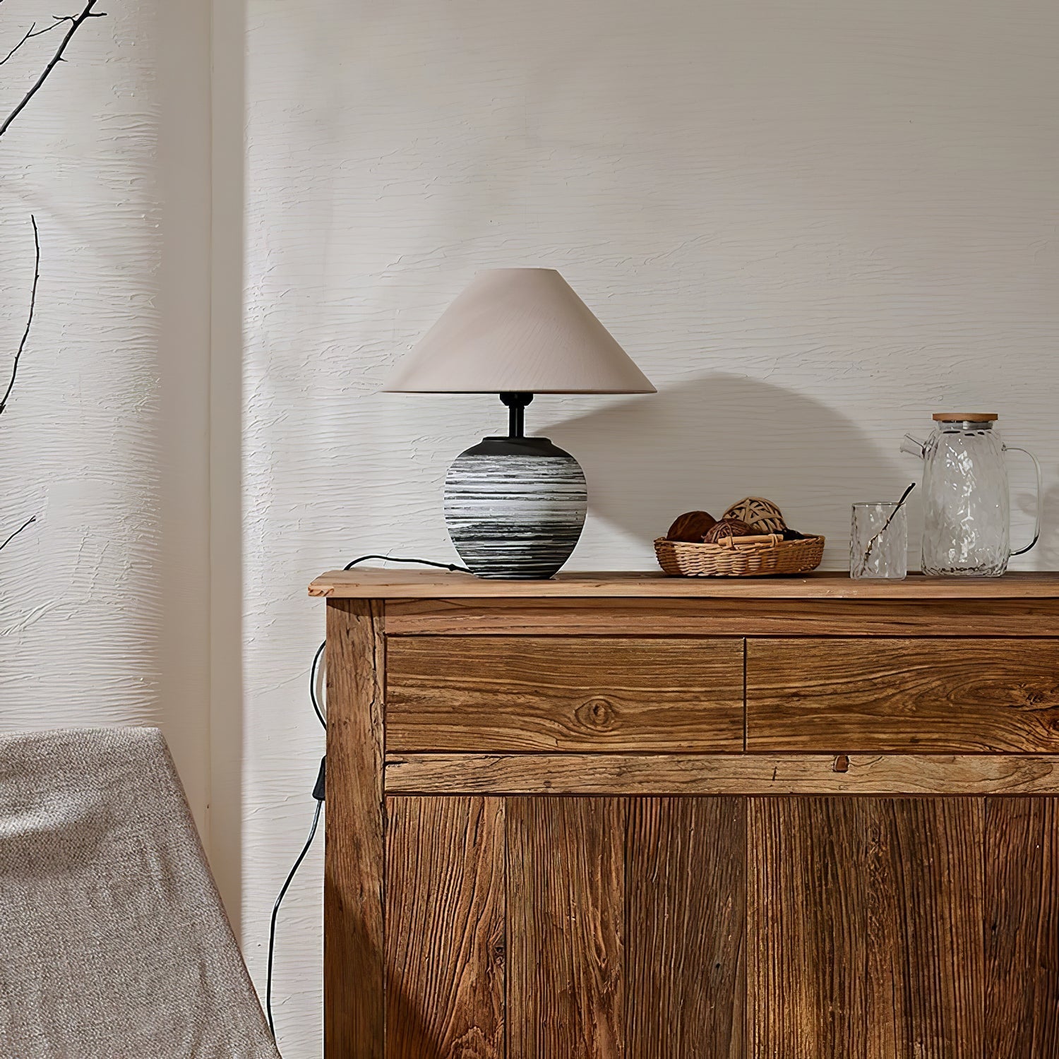 Striato Gradient Ceramic Table Lamp - Blowlighting