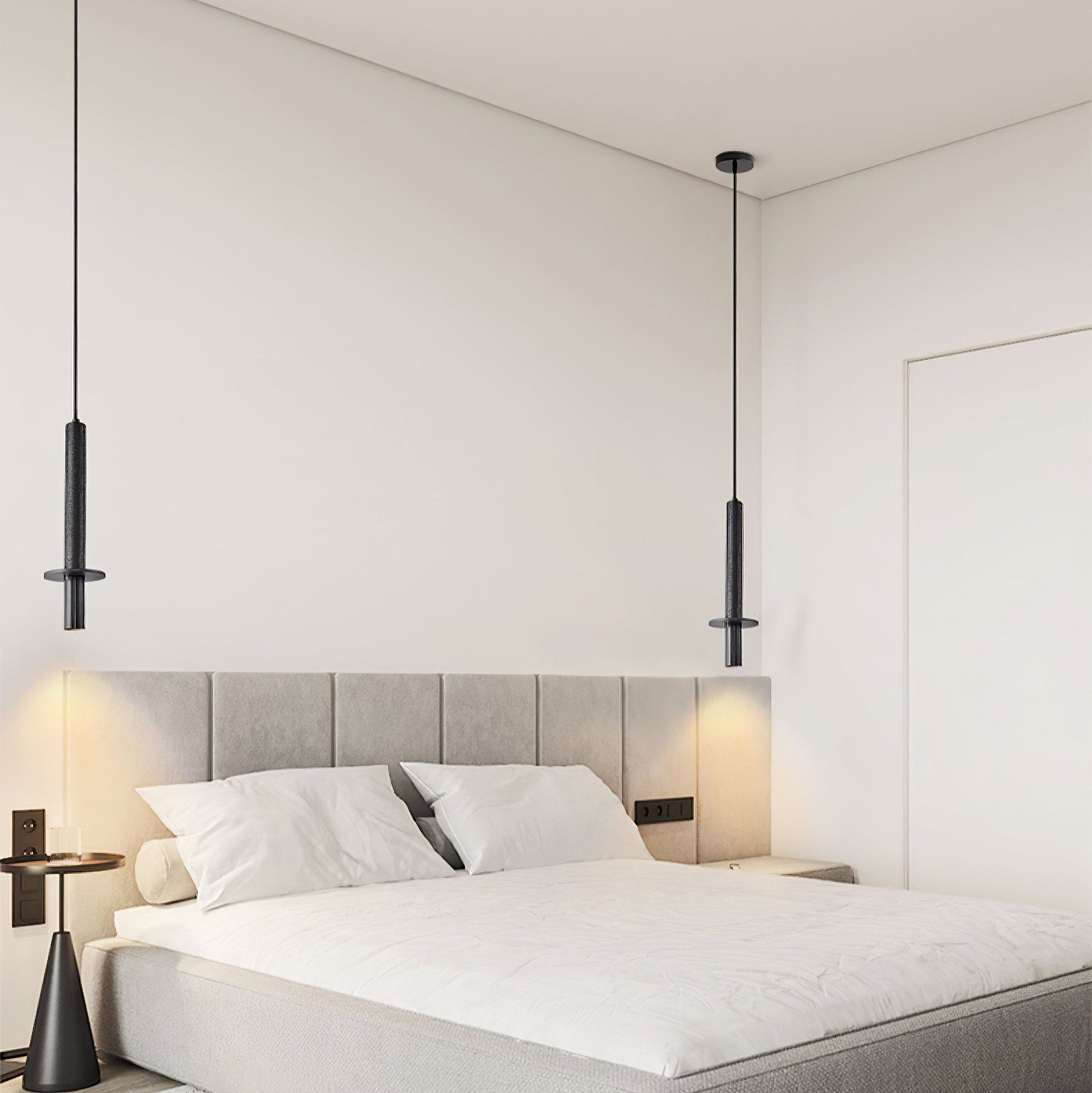 Avdoryra Dual Cylinder Travertine Pendant Light - Blowlighting