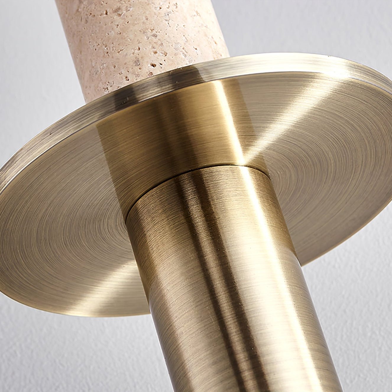 Avdoryra Dual Cylinder Travertine Pendant Light - Blowlighting